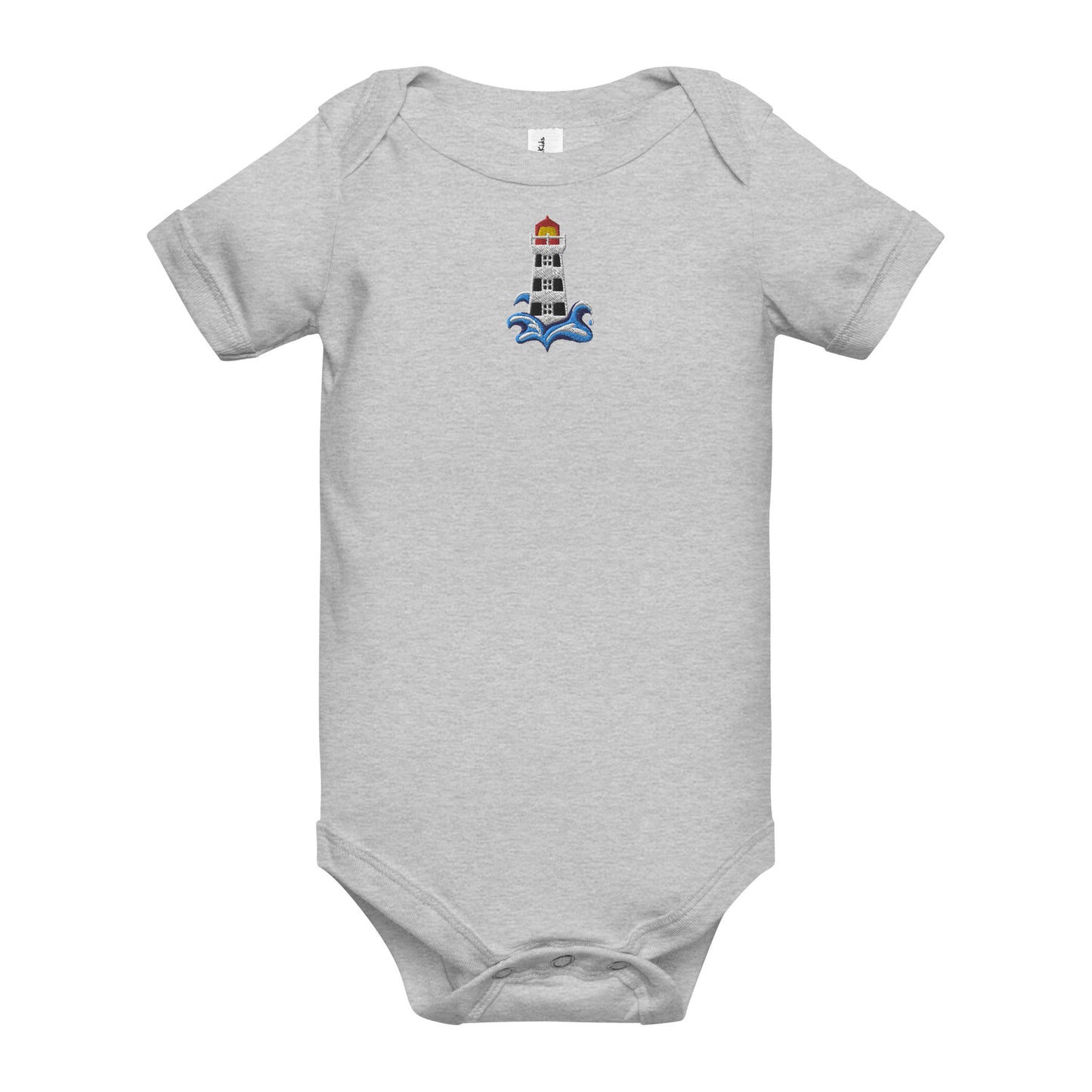 ATPEI LIGHTHOUSE COLLECTION Baby Short Sleeve One Piece (Embroidered)