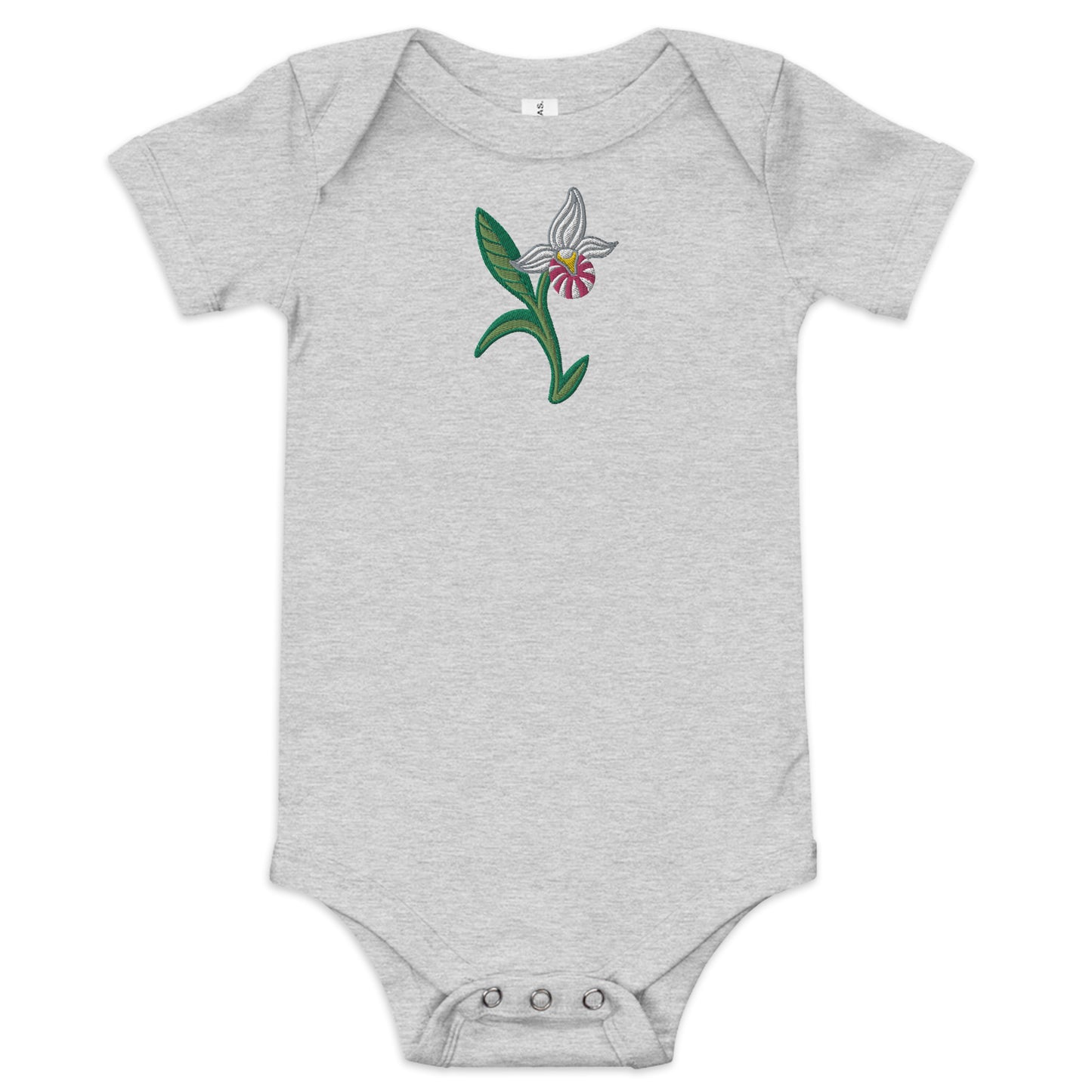 ATPEI THE LADY'S SLIPPER COLLECTION Baby short sleeve one piece (Embroidered)