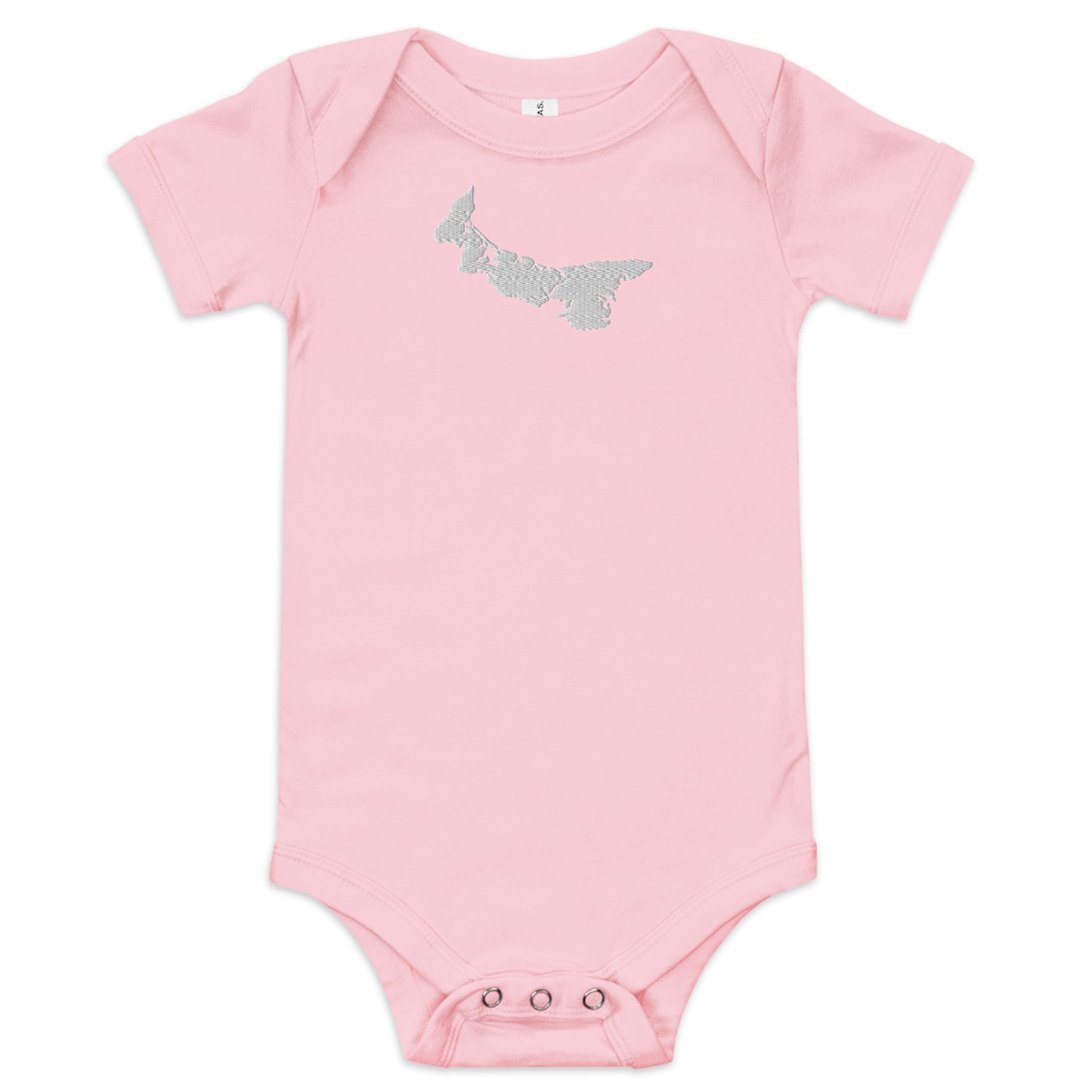 ATPEI ISLAND COLLECTION Unisex Baby Short Sleeve One Piece (Embroidered)