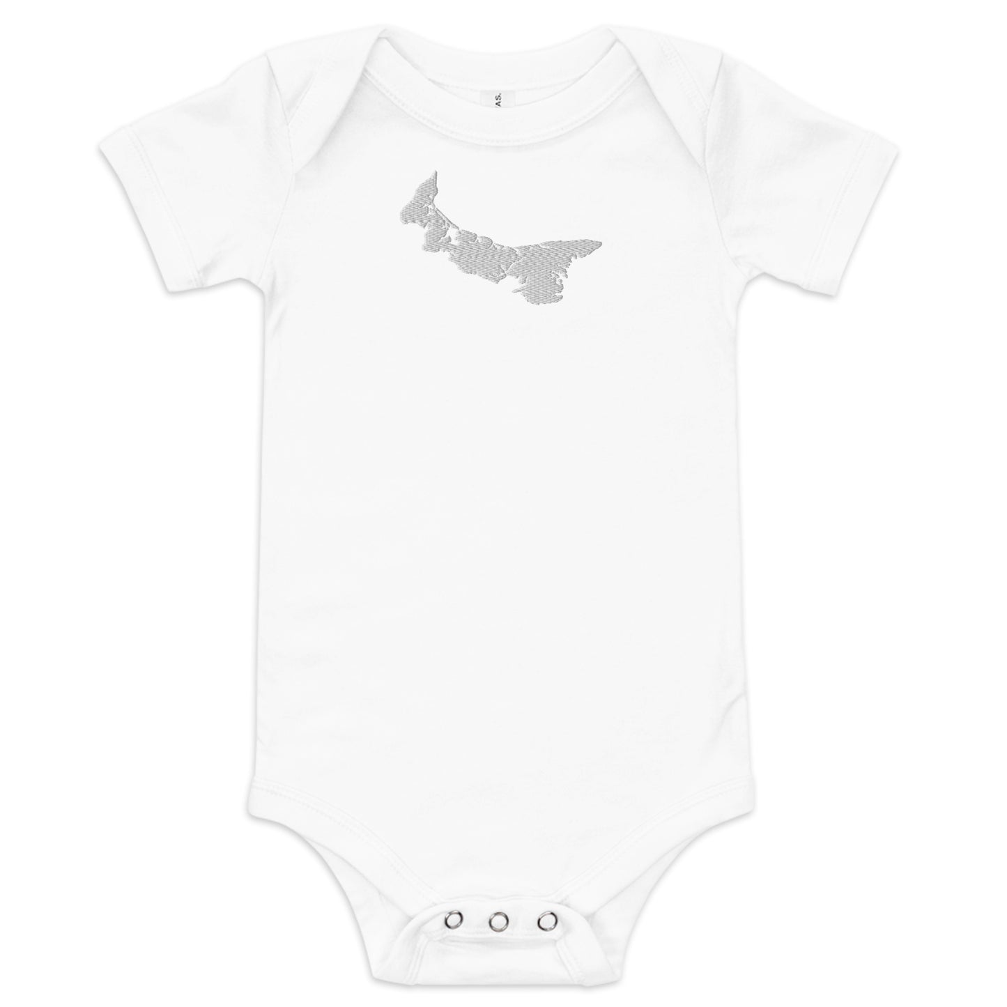 ATPEI ISLAND COLLECTION Unisex Baby Short Sleeve One Piece (Embroidered)