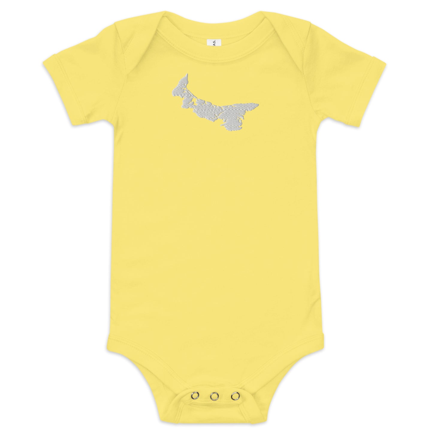 ATPEI ISLAND COLLECTION Unisex Baby Short Sleeve One Piece (Embroidered)