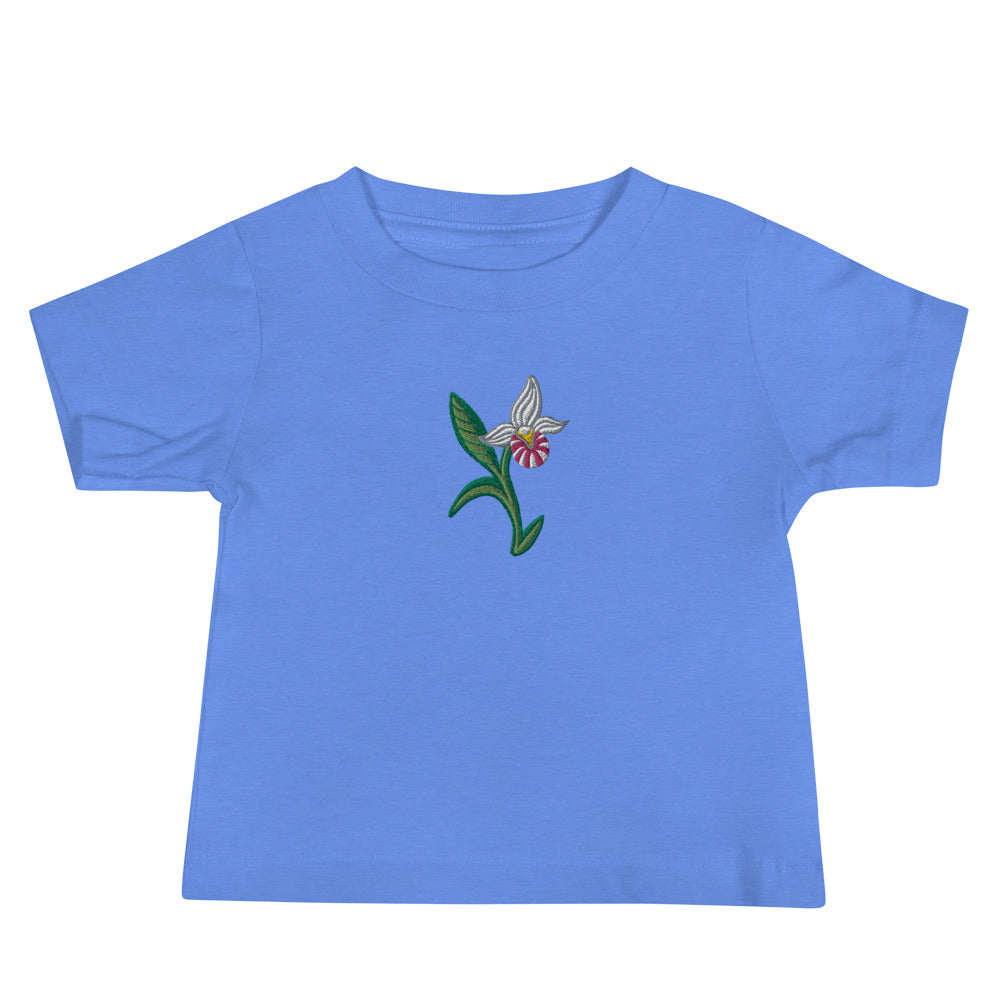 ATPEI THE LADY'S SLIPPER COLLECTION Baby Jersey Short Sleeve Tee (Embroidered)