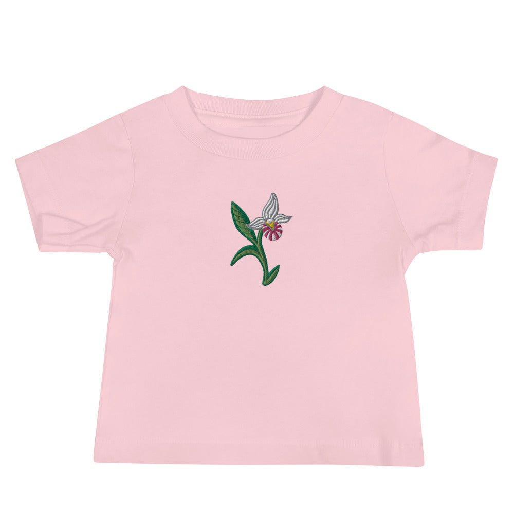 ATPEI THE LADY'S SLIPPER COLLECTION Baby Jersey Short Sleeve Tee (Embroidered)