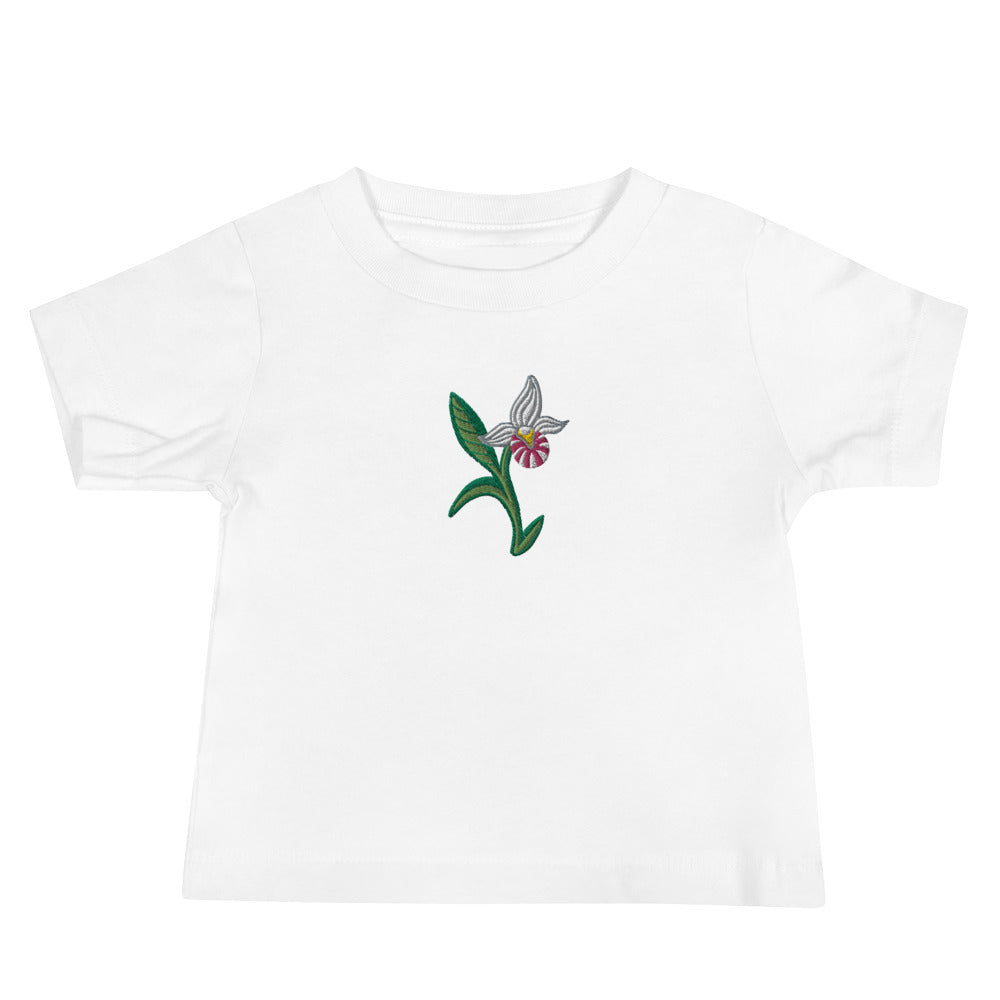 ATPEI THE LADY'S SLIPPER COLLECTION Baby Jersey Short Sleeve Tee (Embroidered)