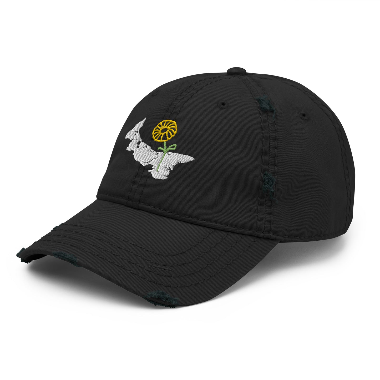 ATPEI WILDFLOWER COLLECTION Distressed Dad Hat (Embroidered)