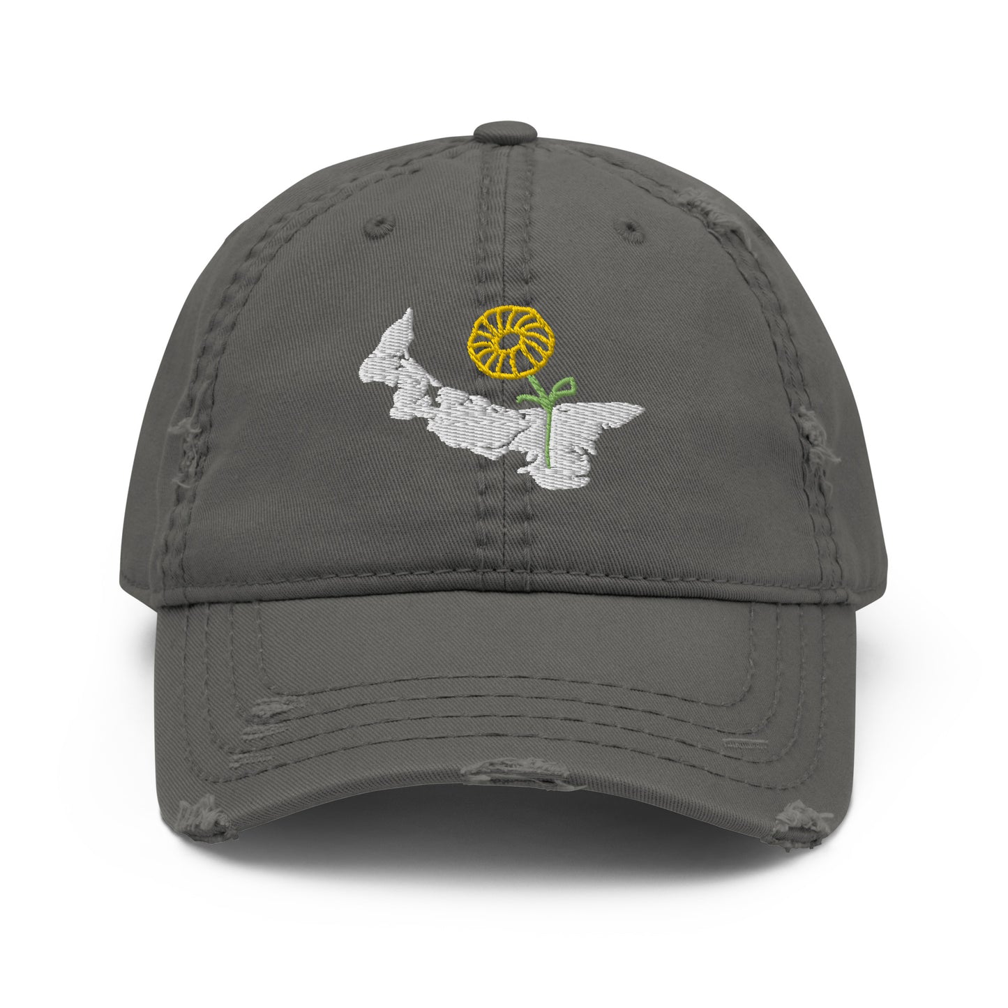 ATPEI WILDFLOWER COLLECTION Distressed Dad Hat (Embroidered)