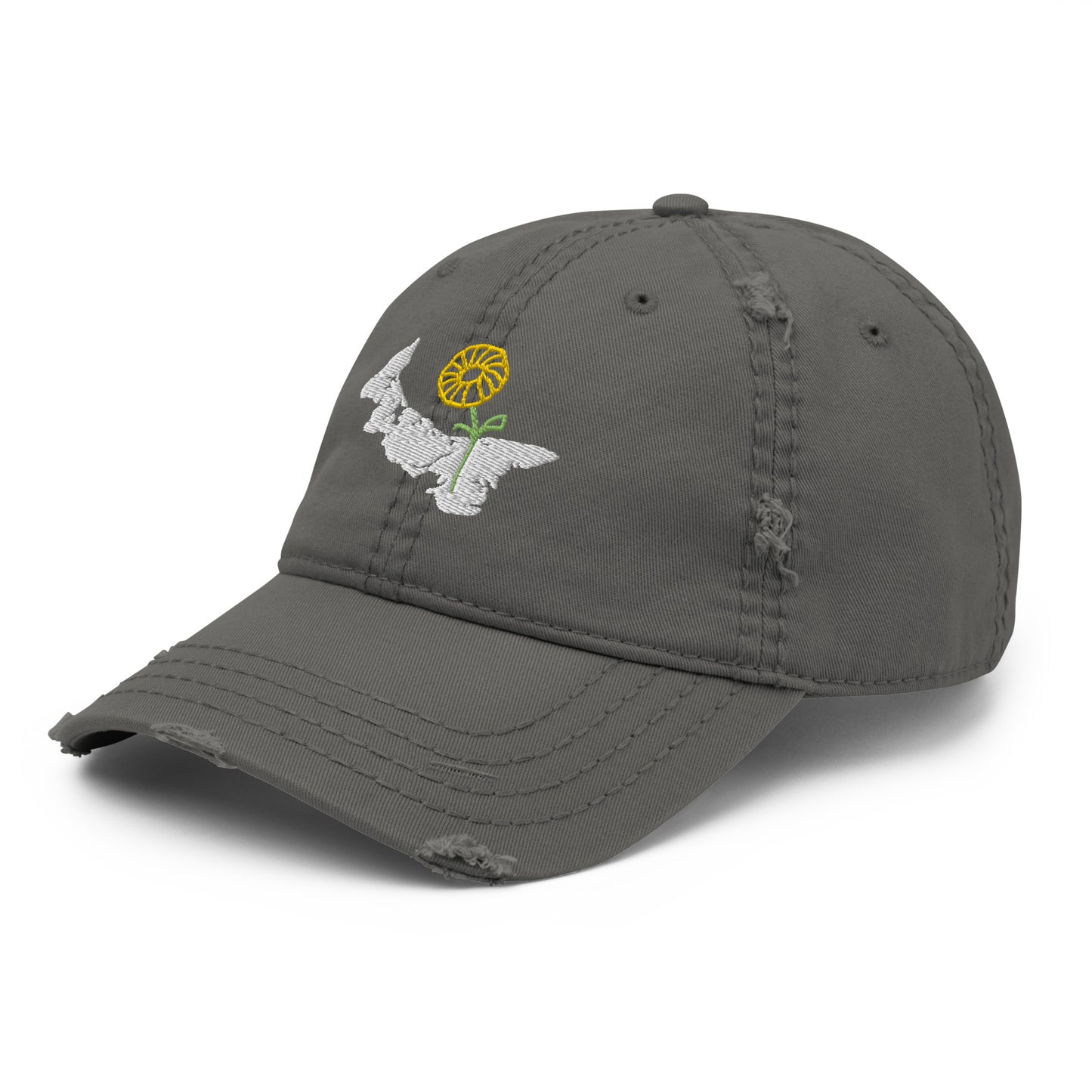 ATPEI WILDFLOWER COLLECTION Distressed Dad Hat (Embroidered)