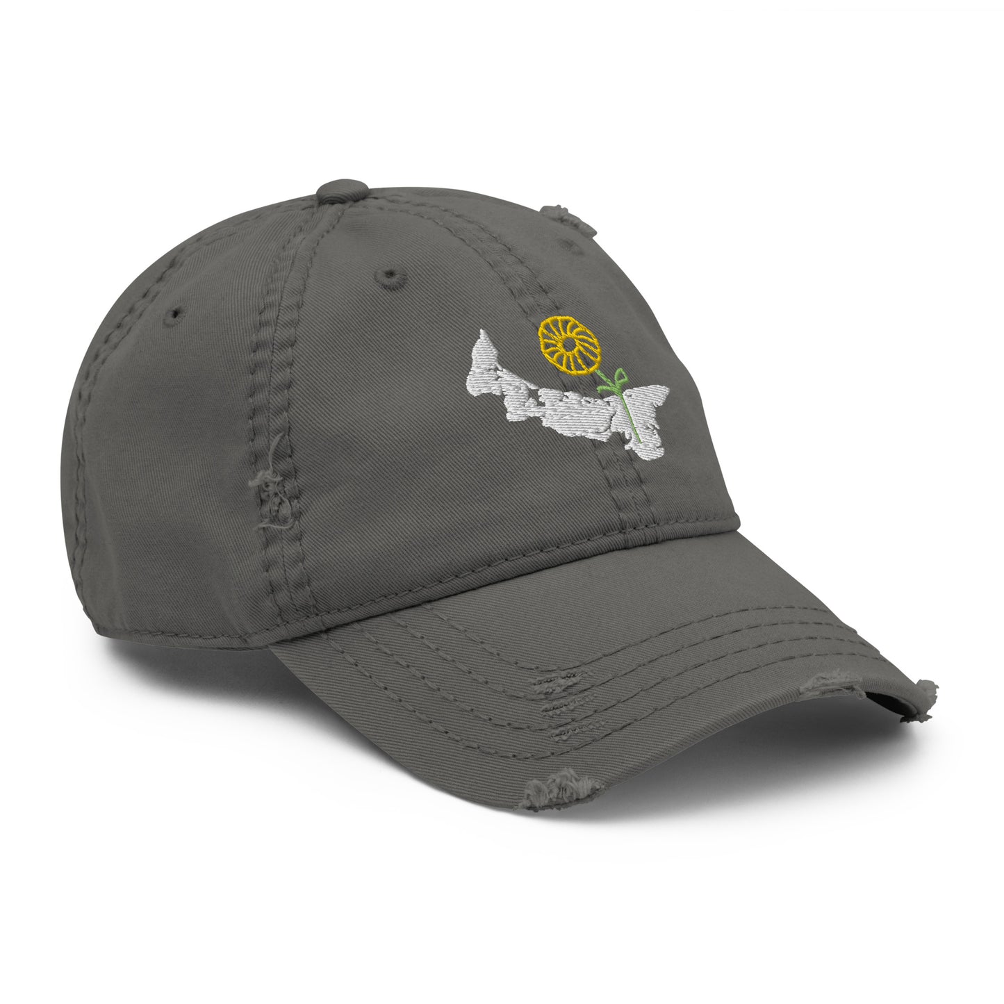 ATPEI WILDFLOWER COLLECTION Distressed Dad Hat (Embroidered)