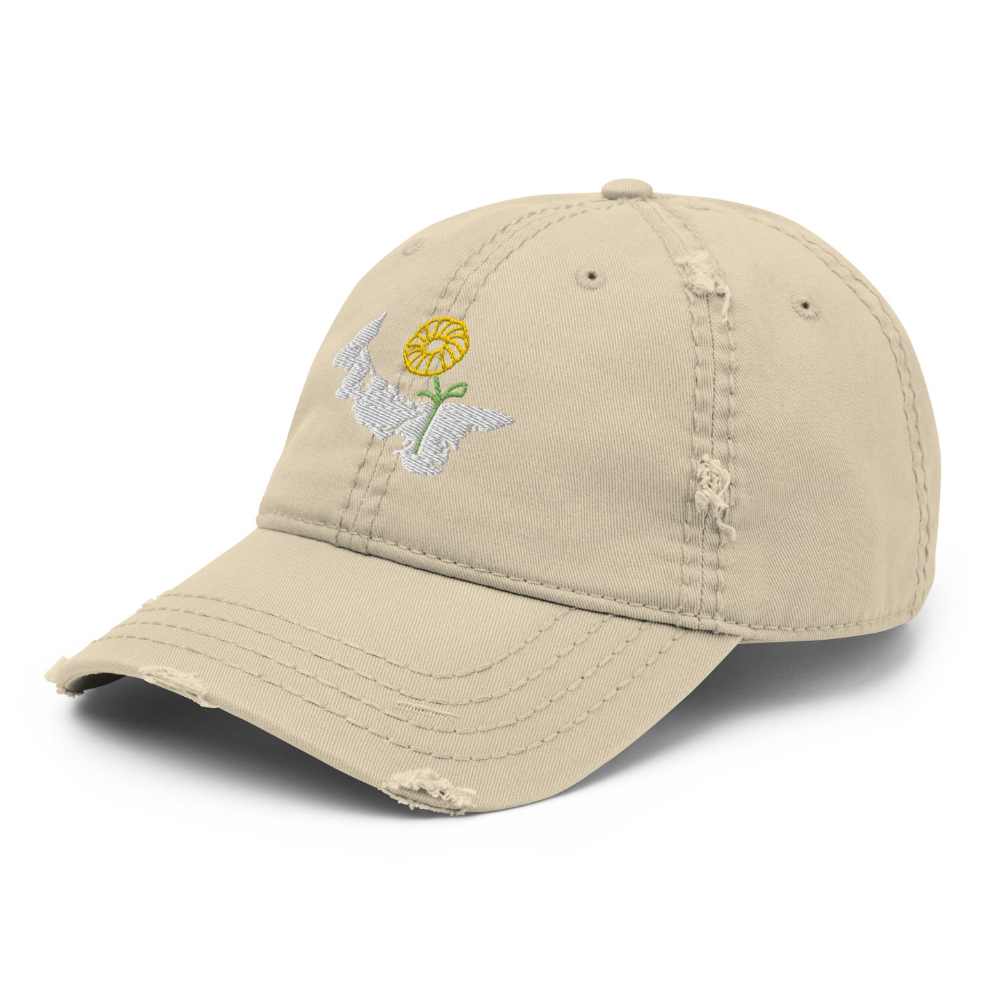 ATPEI WILDFLOWER COLLECTION Distressed Dad Hat (Embroidered)