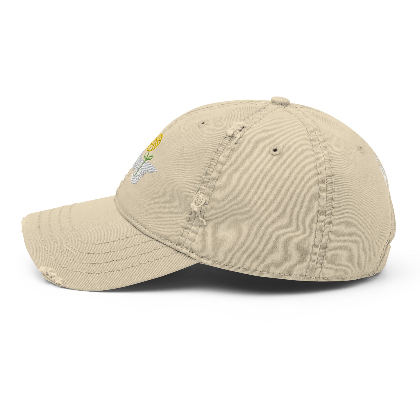ATPEI WILDFLOWER COLLECTION Distressed Dad Hat (Embroidered)