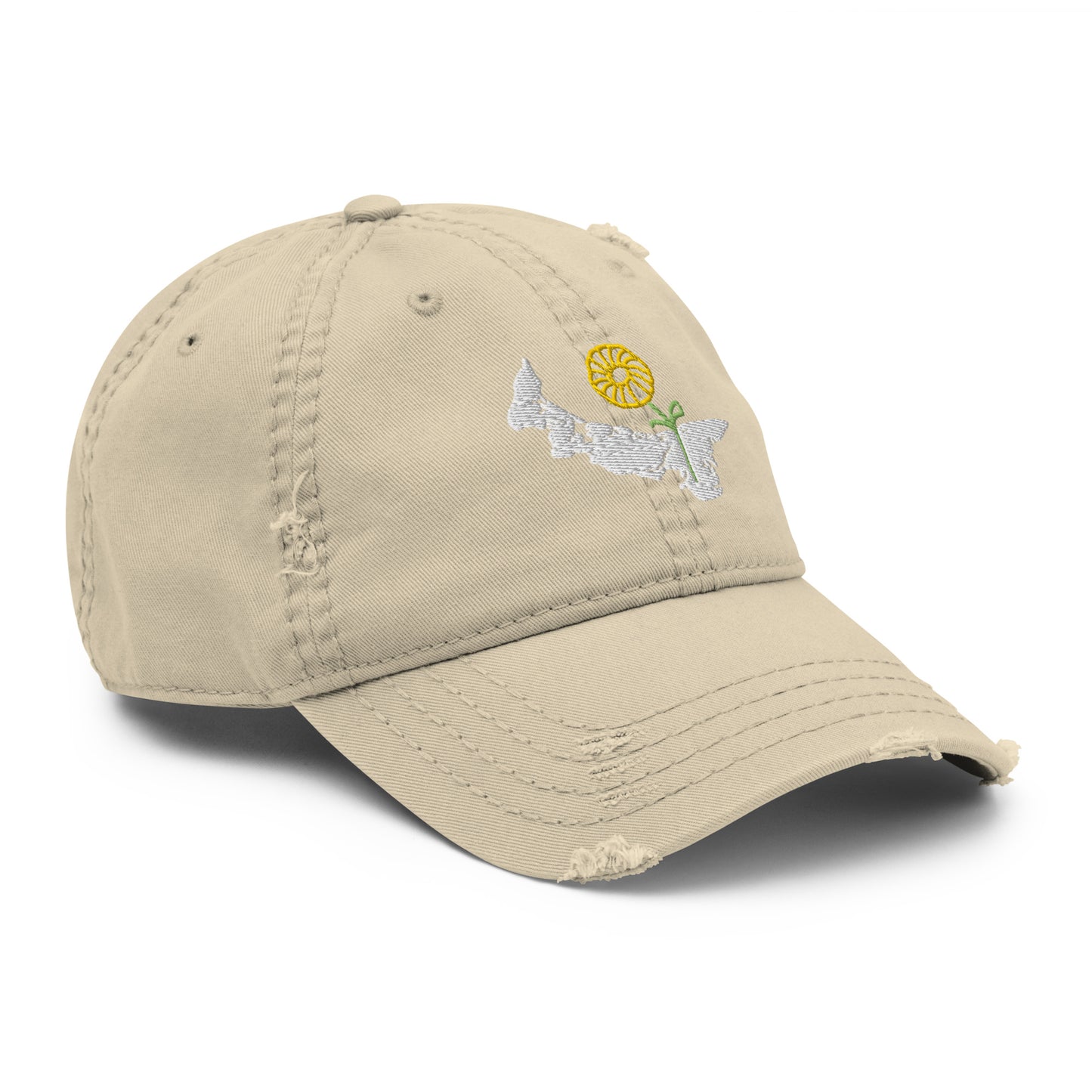 ATPEI WILDFLOWER COLLECTION Distressed Dad Hat (Embroidered)
