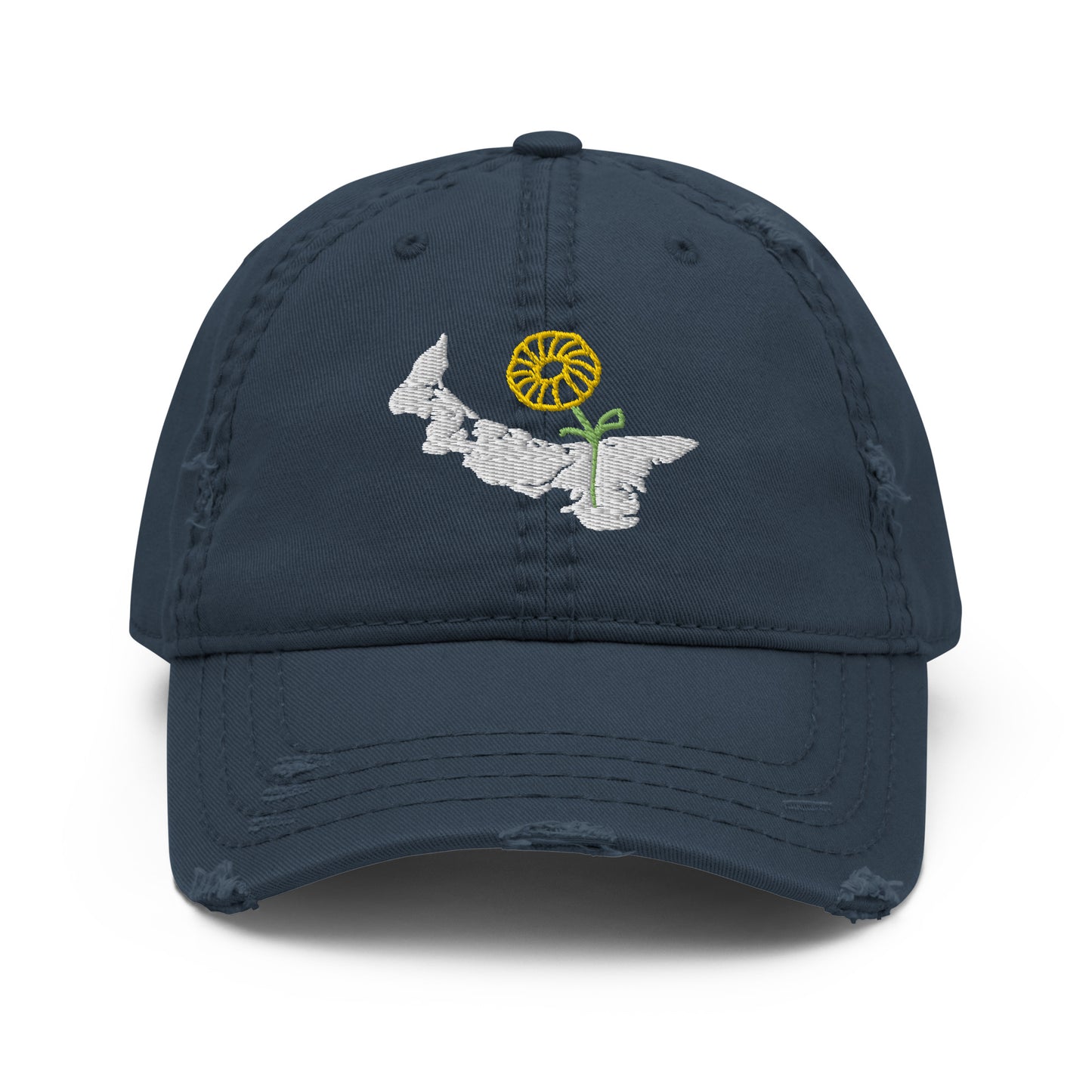 ATPEI WILDFLOWER COLLECTION Distressed Dad Hat (Embroidered)