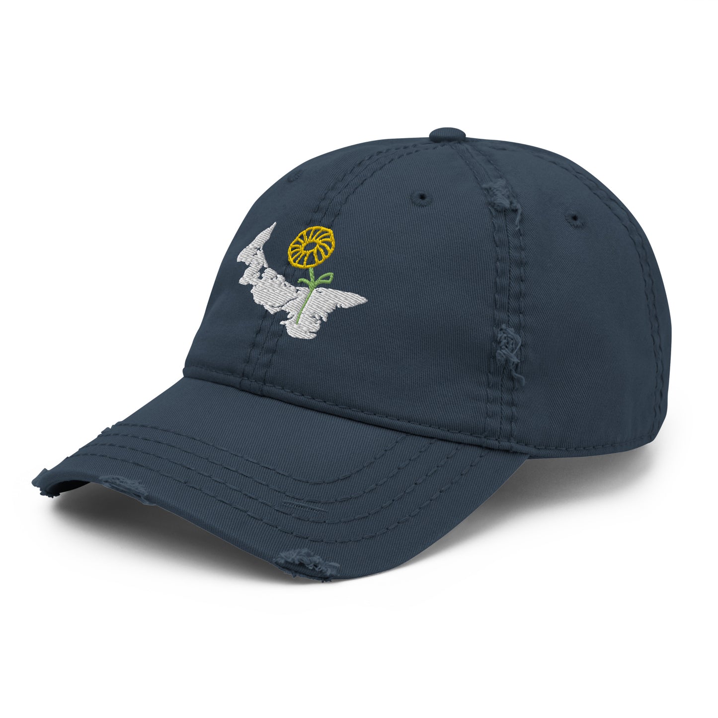 ATPEI WILDFLOWER COLLECTION Distressed Dad Hat (Embroidered)