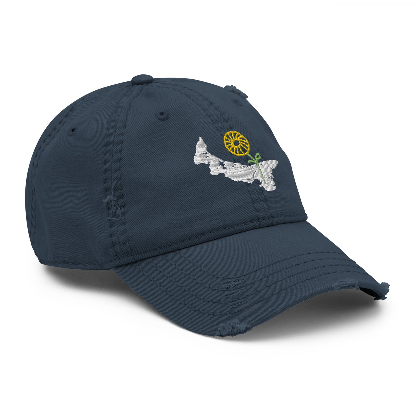 ATPEI WILDFLOWER COLLECTION Distressed Dad Hat (Embroidered)