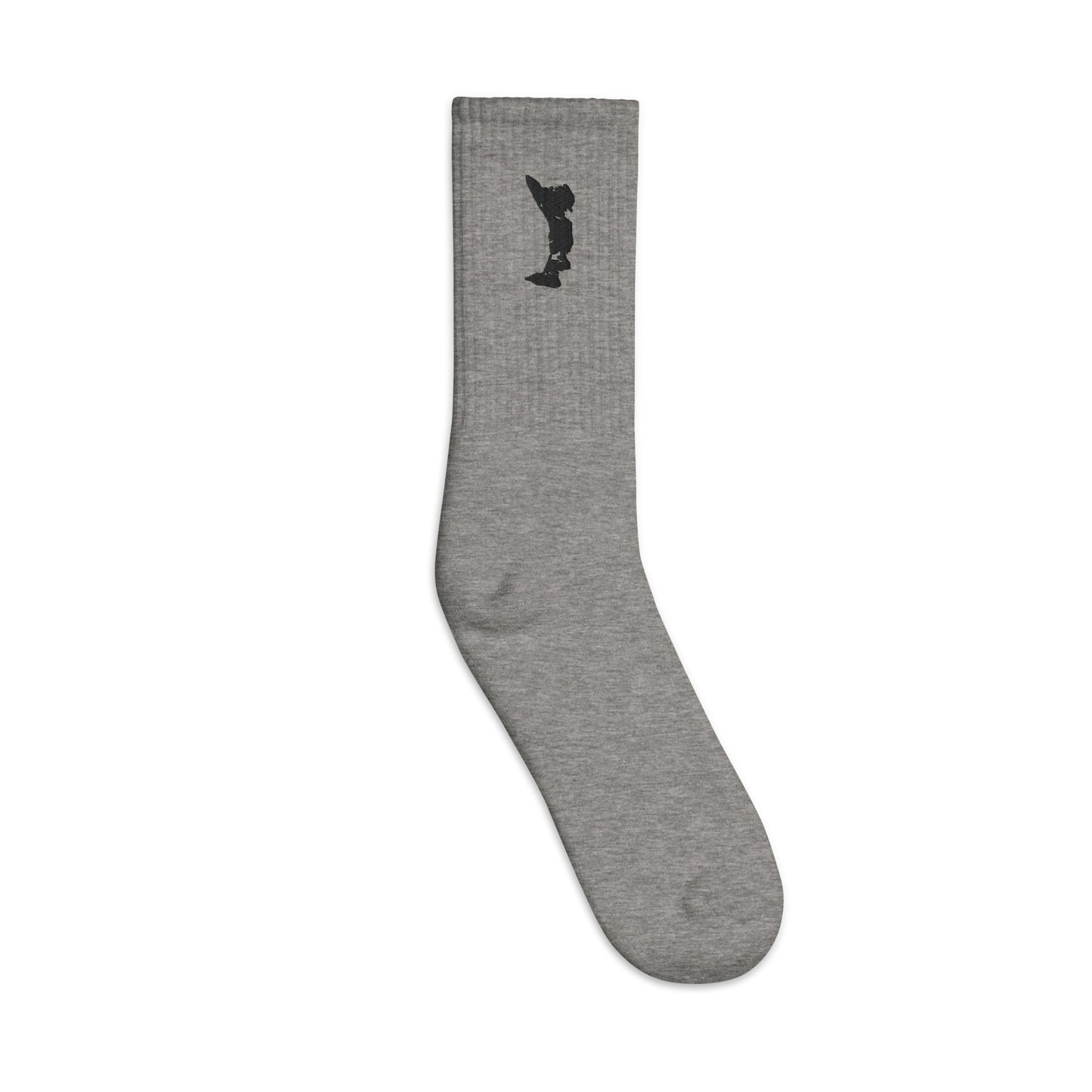 ATPEI ISLAND COLLECTION Black Islander Socks (Embroidered)