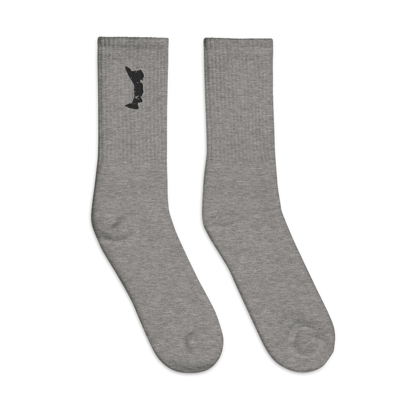 ATPEI ISLAND COLLECTION Black Islander Socks (Embroidered)
