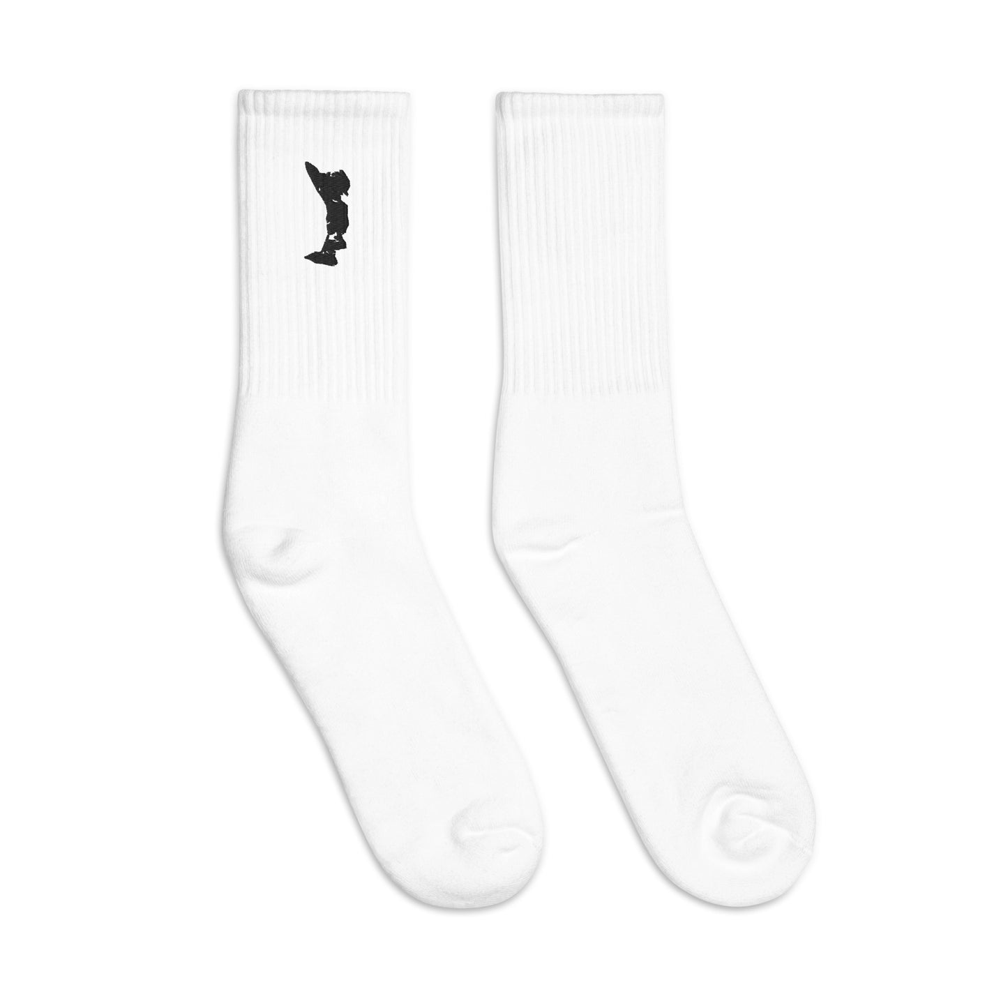 ATPEI ISLAND COLLECTION Black Islander Socks (Embroidered)