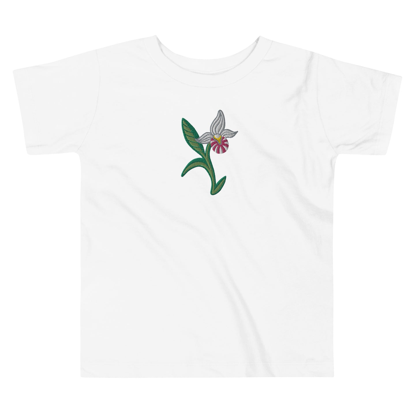ATPEI THE LADY'S SLIPPER COLLECTION Toddler Short Sleeve Tee (Embroidered)