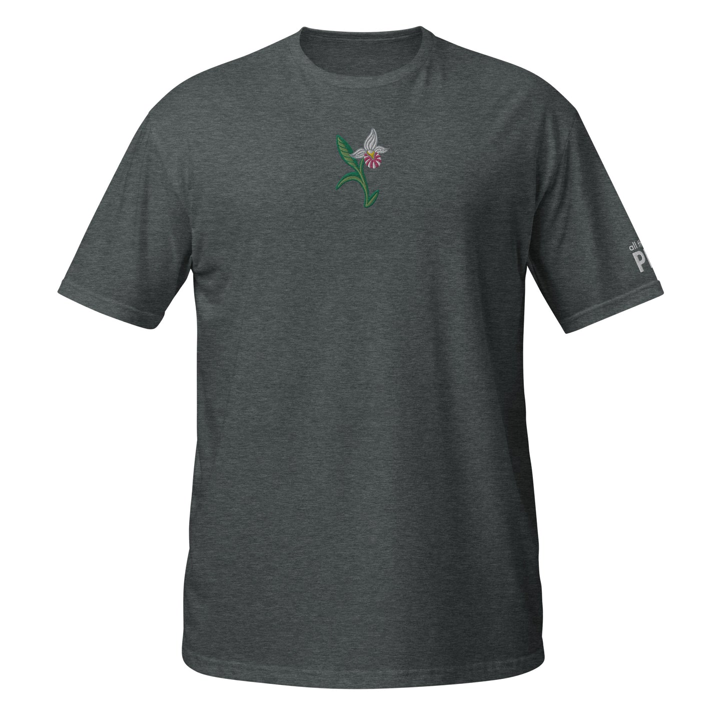 ATPEI THE LADY'S SLIPPER COLLECTION Short-Sleeve Unisex T-Shirt (Embroidered)