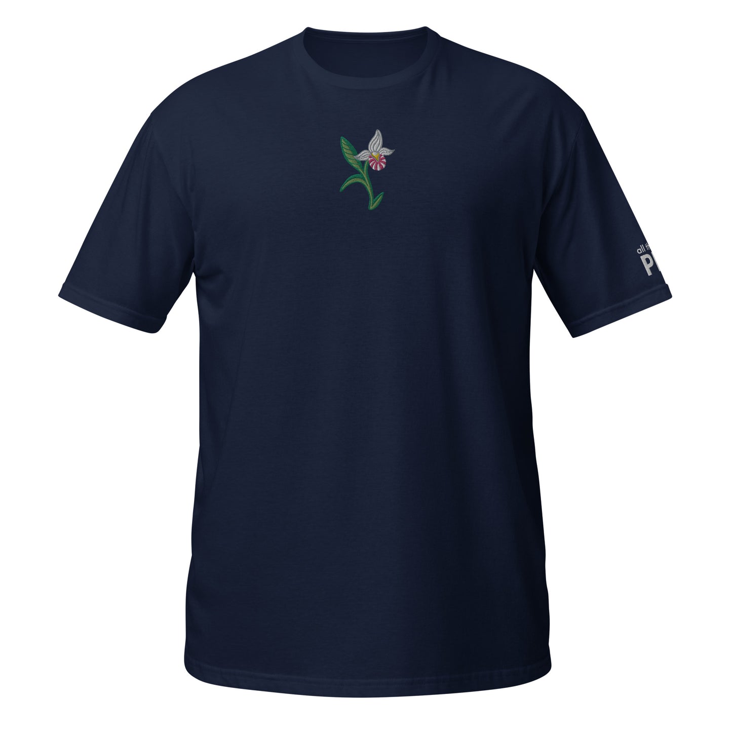 ATPEI THE LADY'S SLIPPER COLLECTION Short-Sleeve Unisex T-Shirt (Embroidered)