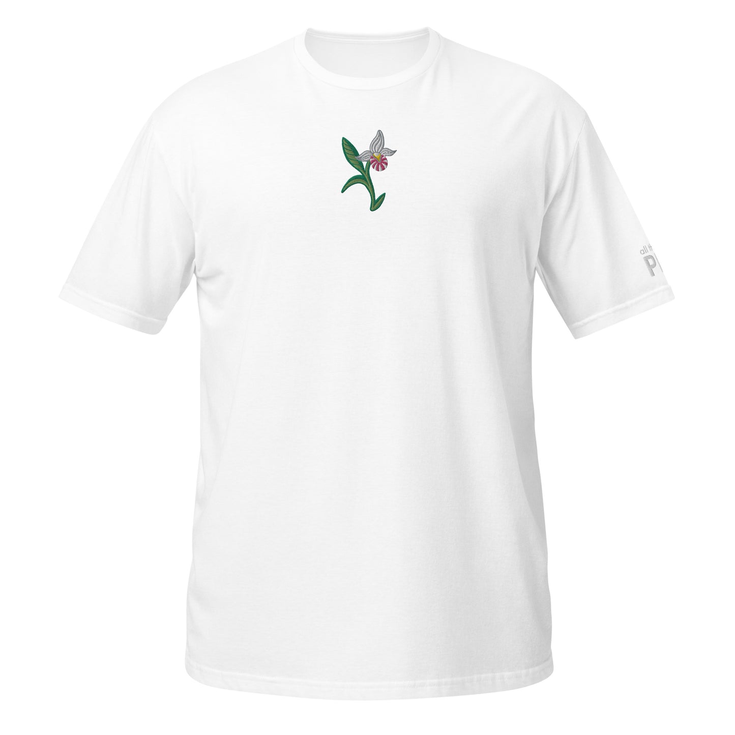 ATPEI THE LADY'S SLIPPER COLLECTION Short-Sleeve Unisex T-Shirt (Embroidered)