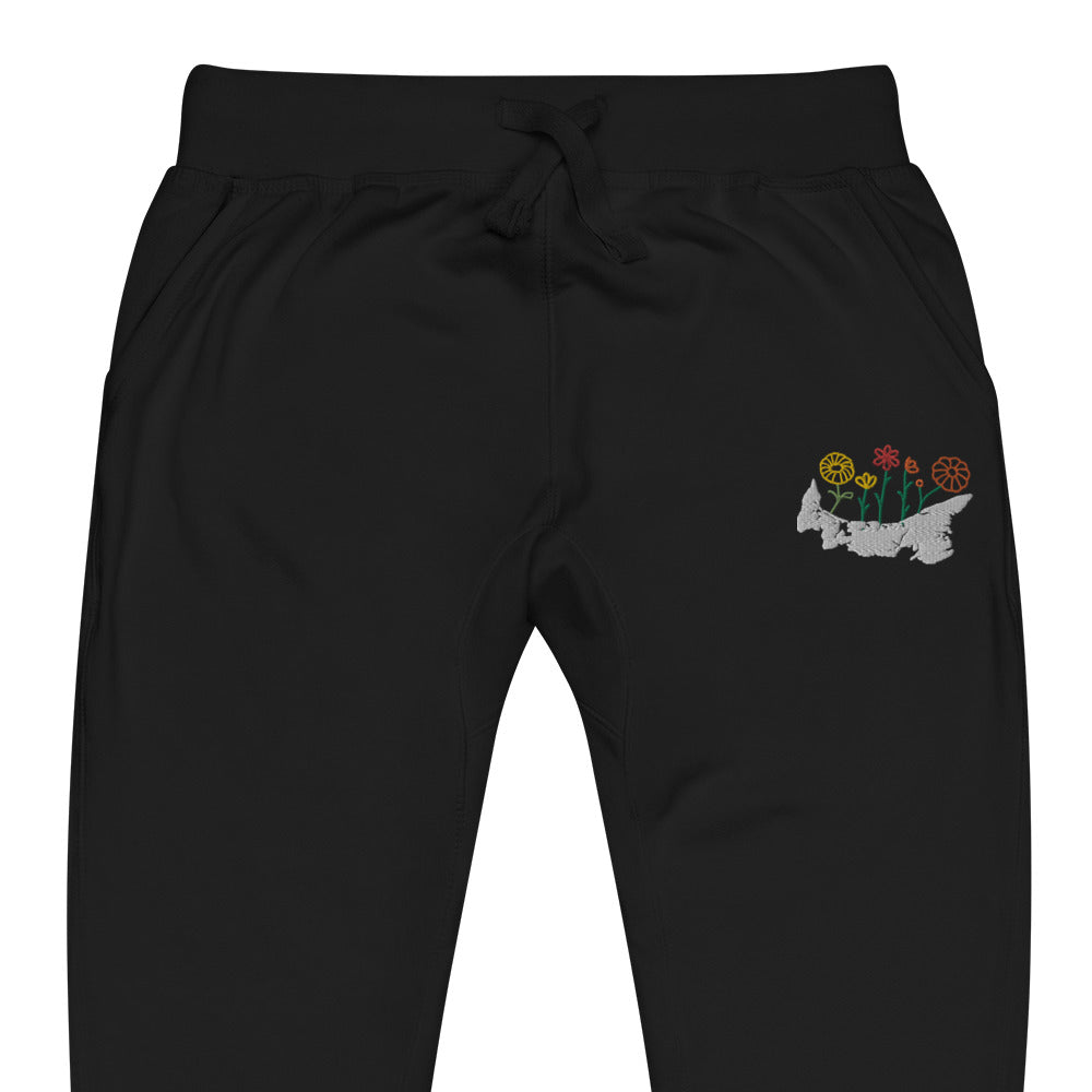 ATPEI WILDFLOWER COLLECTION Unisex Fleece Sweatpants (Embroidered)