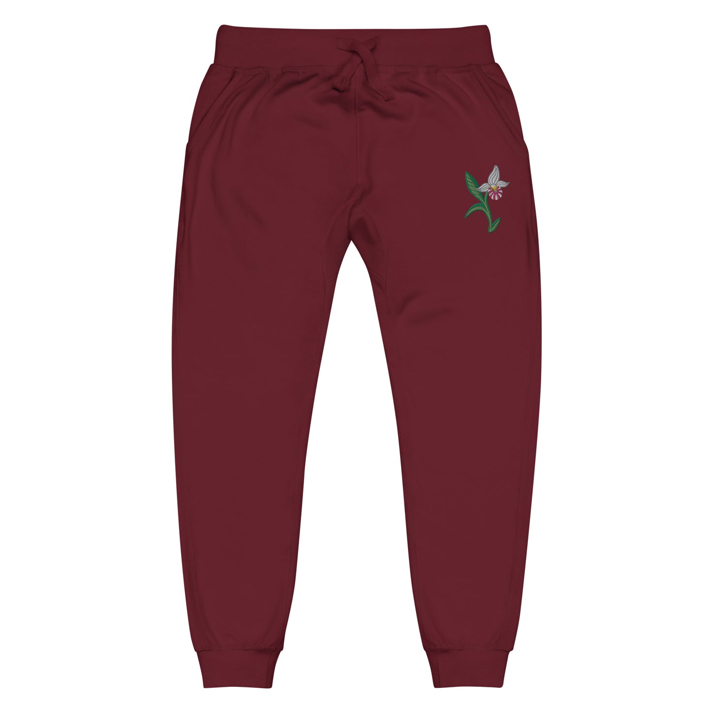 ATPEI THE LADY'S SLIPPER COLLECTION Unisex fleece sweatpants (Embroidered)