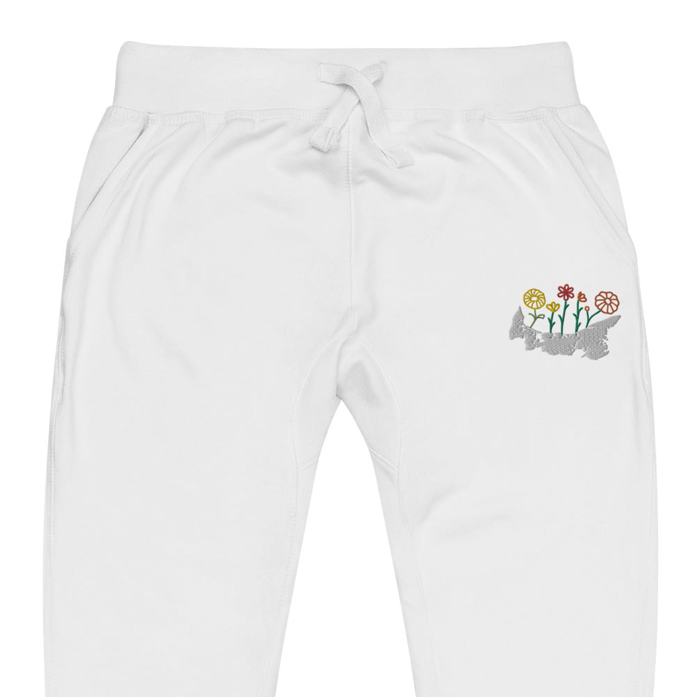 ATPEI WILDFLOWER COLLECTION Unisex Fleece Sweatpants (Embroidered)