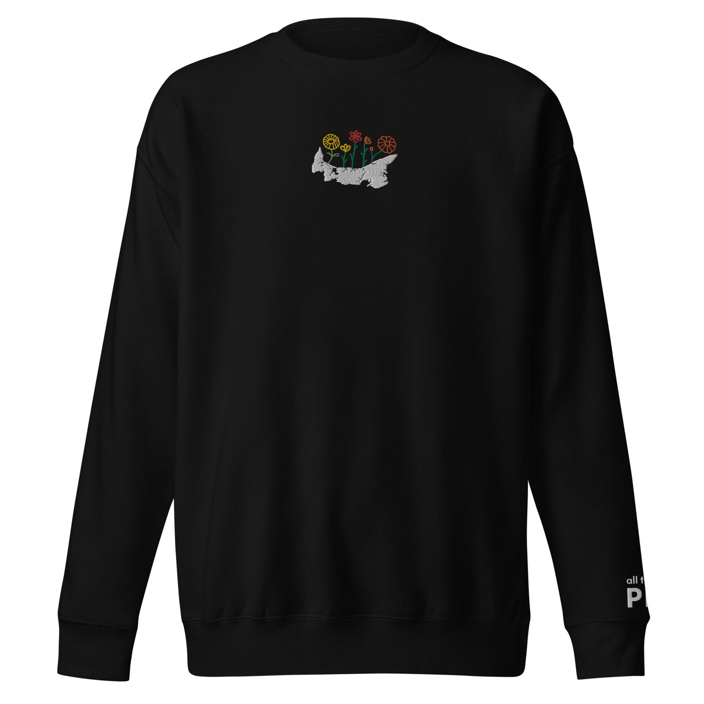 ATPEI WILDFLOWER COLLECTION Unisex Premium Sweatshirt (Embroidered)