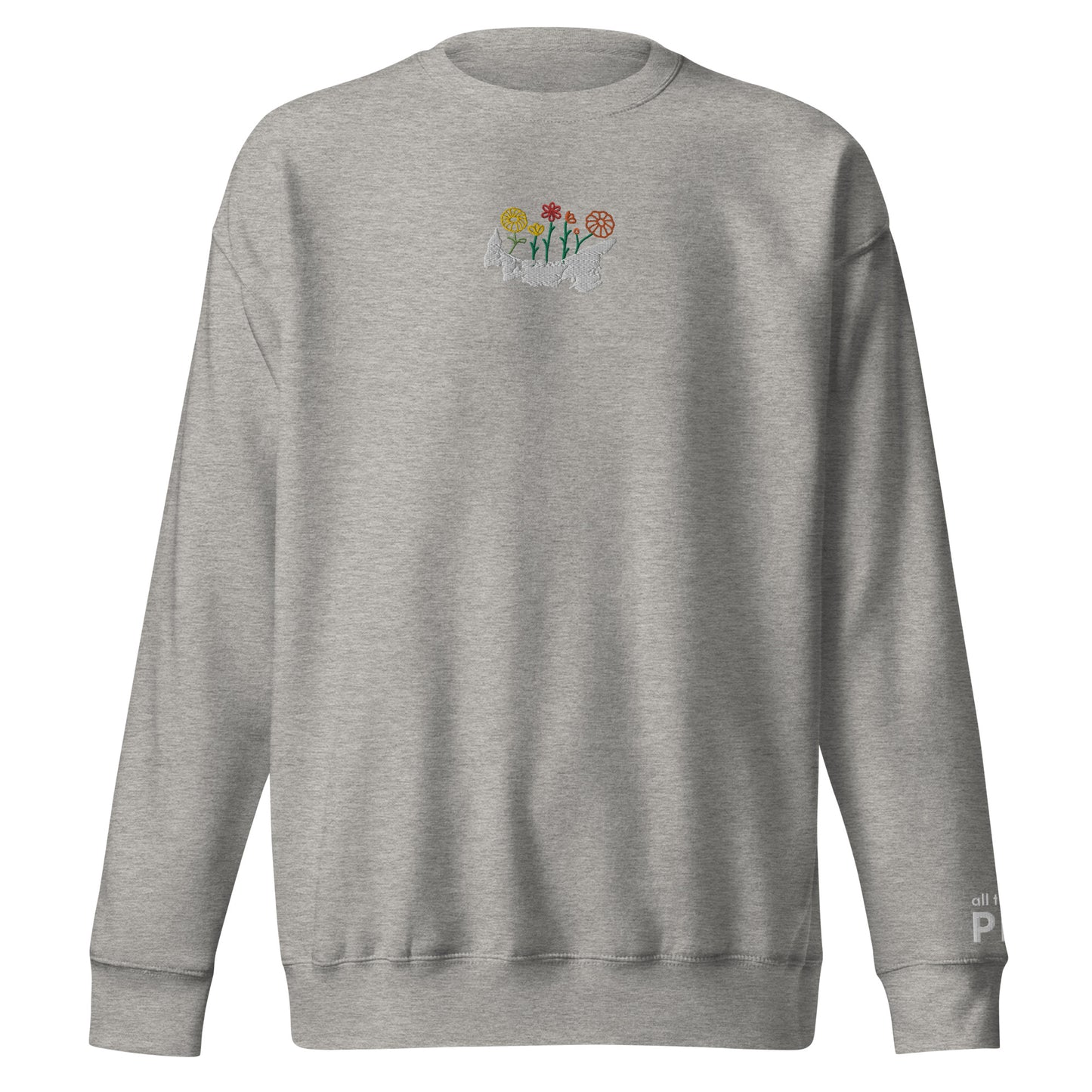 ATPEI WILDFLOWER COLLECTION Unisex Premium Sweatshirt (Embroidered)