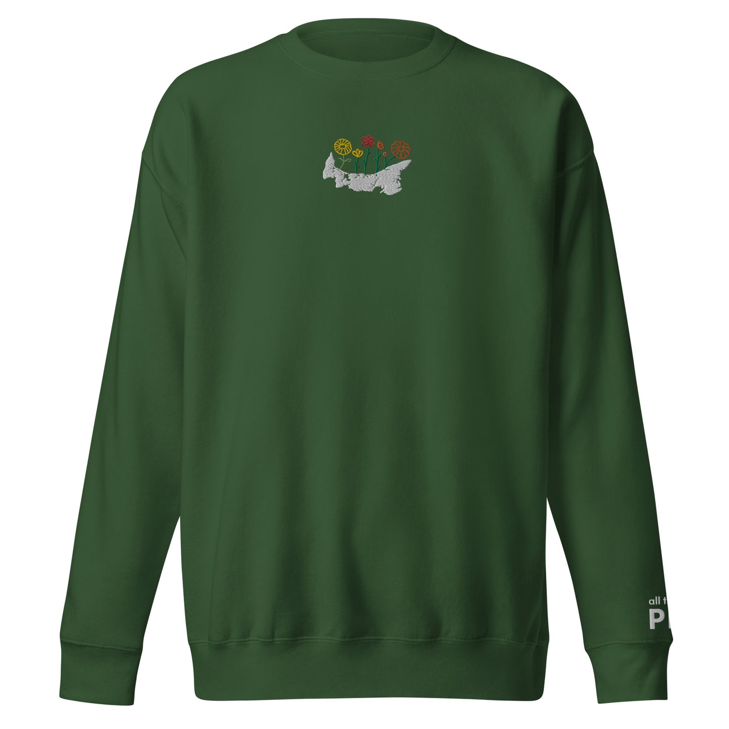 ATPEI WILDFLOWER COLLECTION Unisex Premium Sweatshirt (Embroidered)