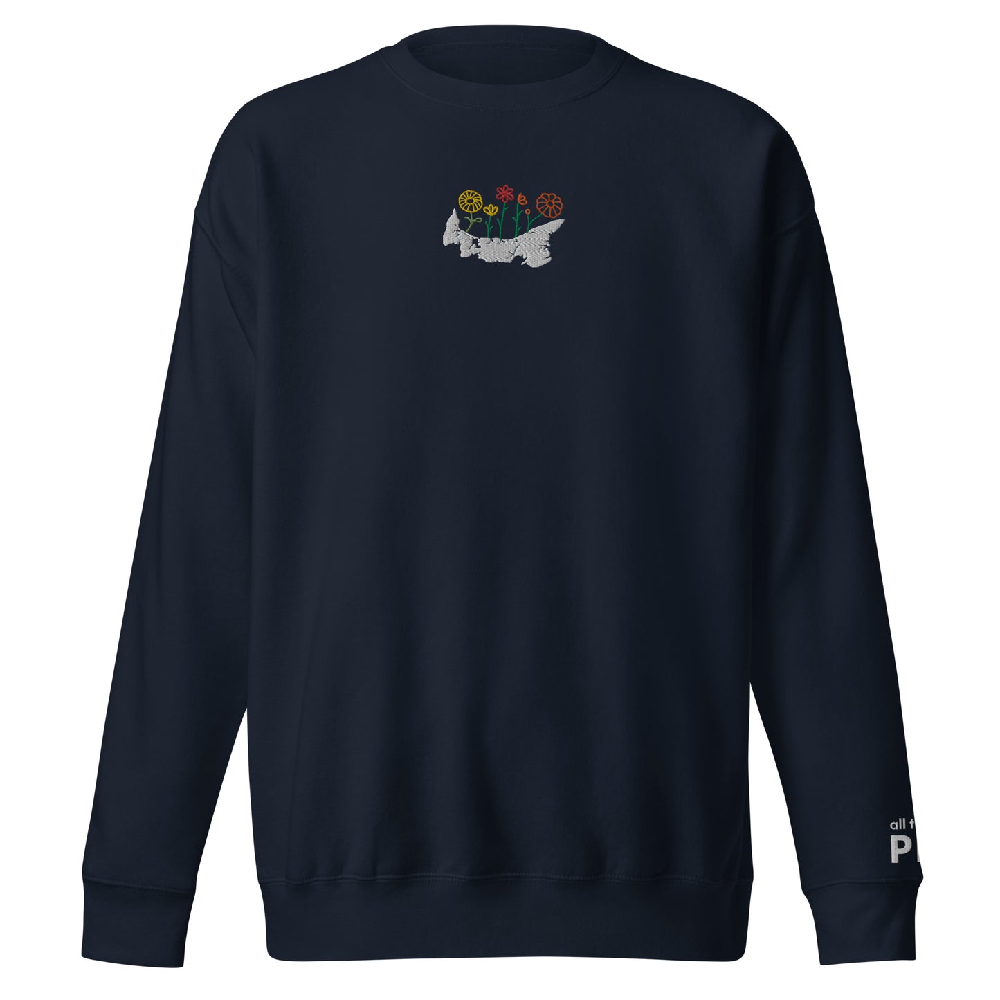 ATPEI WILDFLOWER COLLECTION Unisex Premium Sweatshirt (Embroidered)