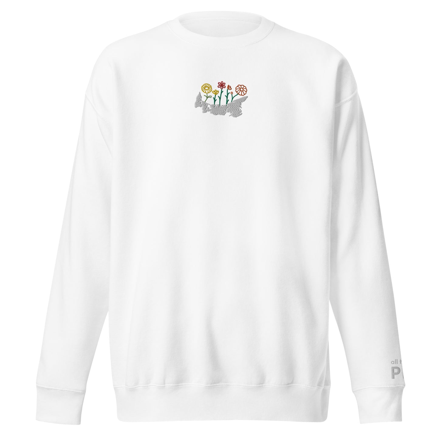ATPEI WILDFLOWER COLLECTION Unisex Premium Sweatshirt (Embroidered)