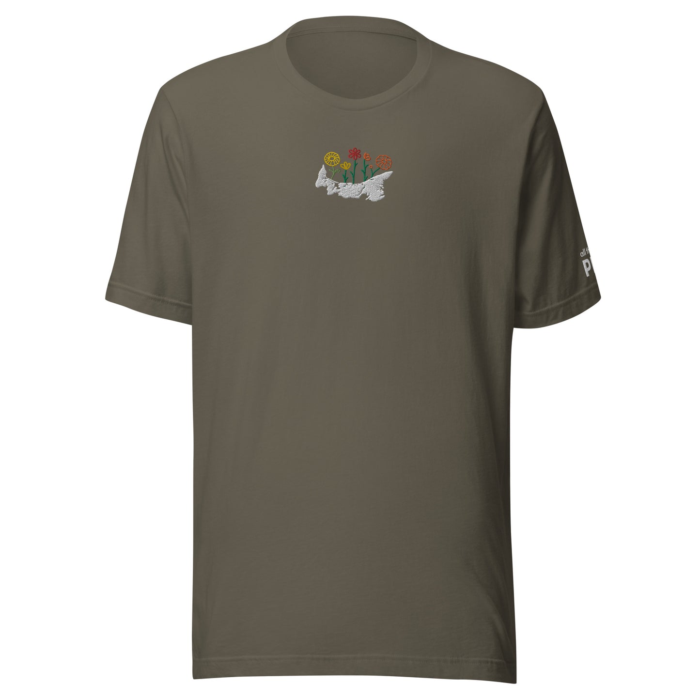 ATPEI WILDFLOWER COLLECTION Unisex T-Shirt (Embroidered)