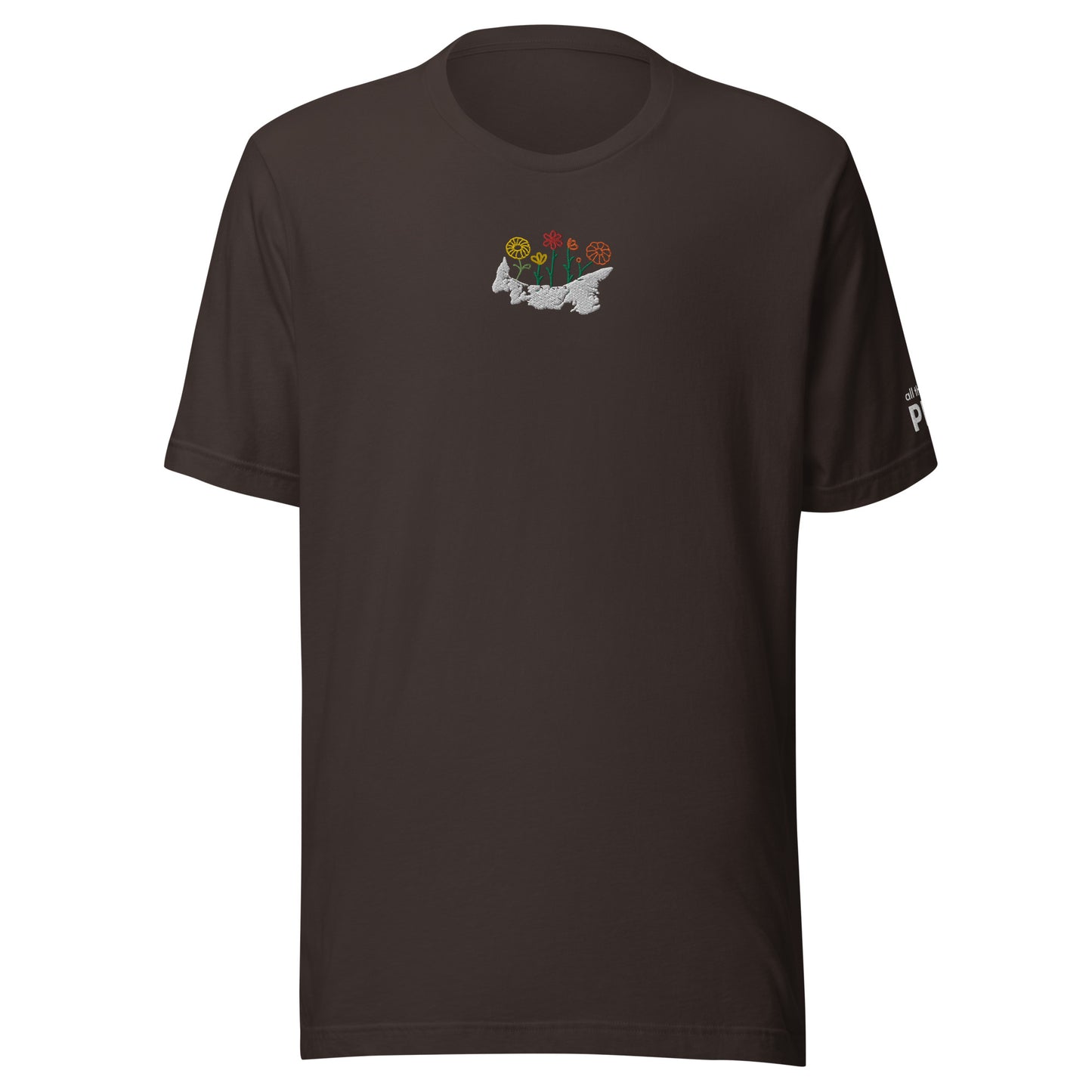 ATPEI WILDFLOWER COLLECTION Unisex T-Shirt (Embroidered)
