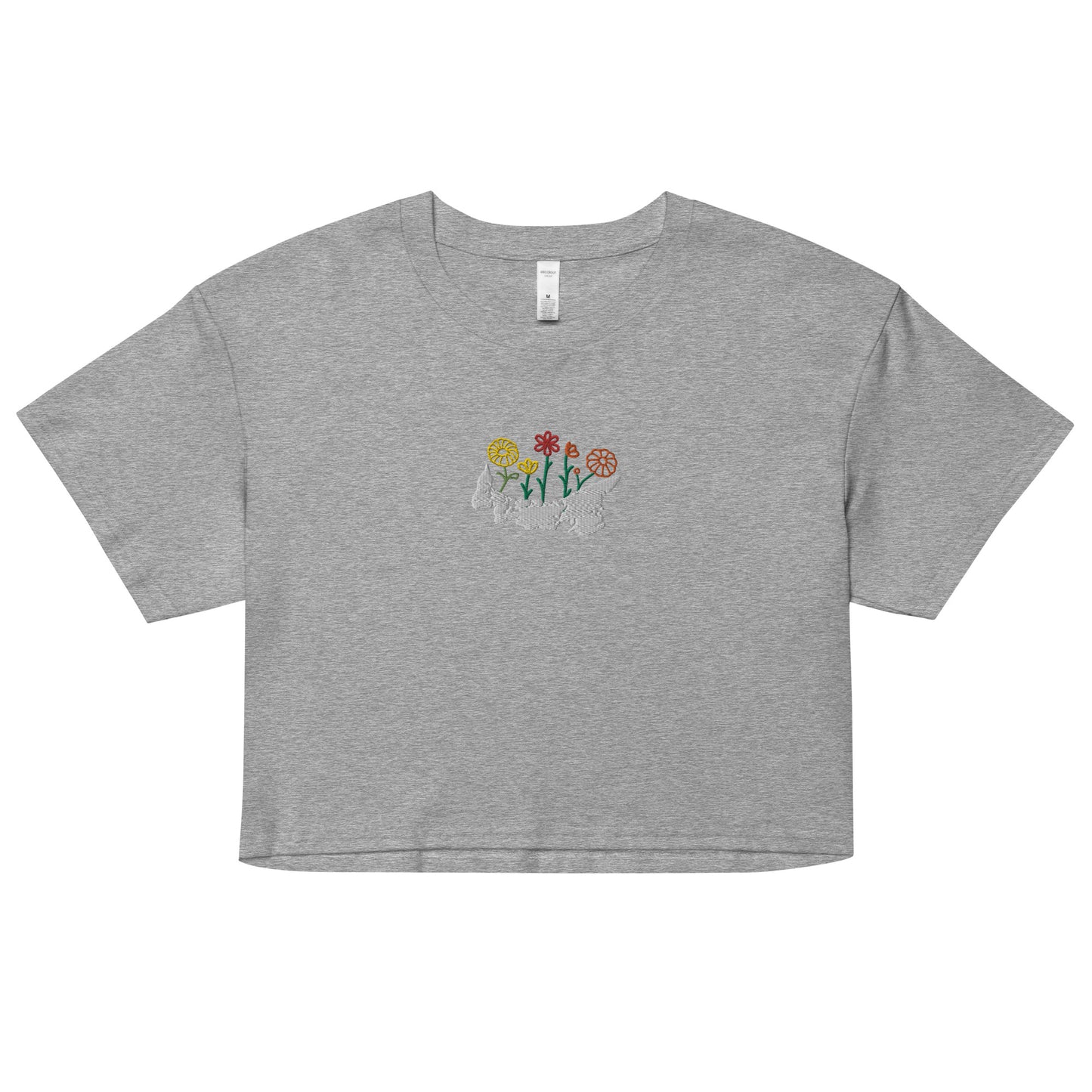 ATPEI WILDFLOWER COLLECTION Women's Crop Tee (Embroidered)
