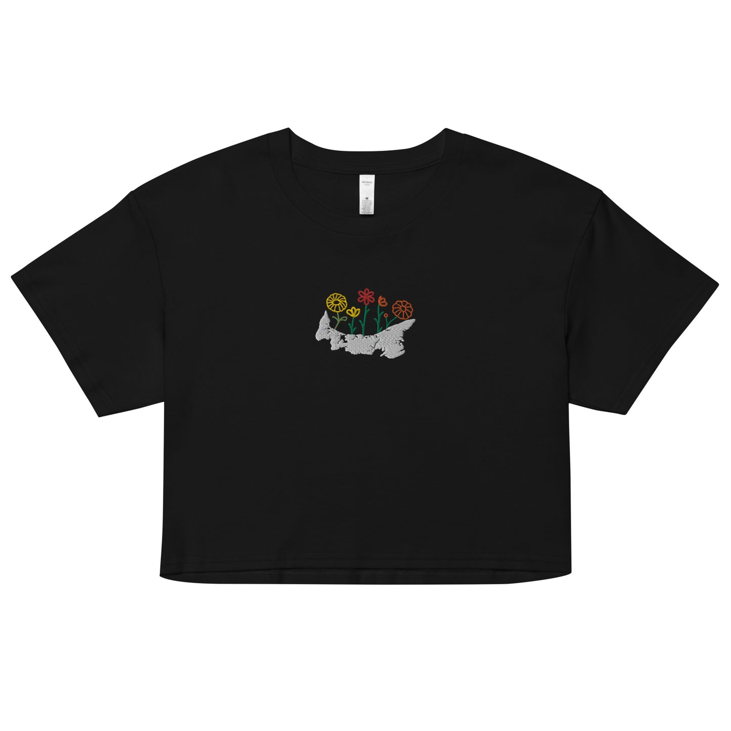 ATPEI WILDFLOWER COLLECTION Women's Crop Tee (Embroidered)