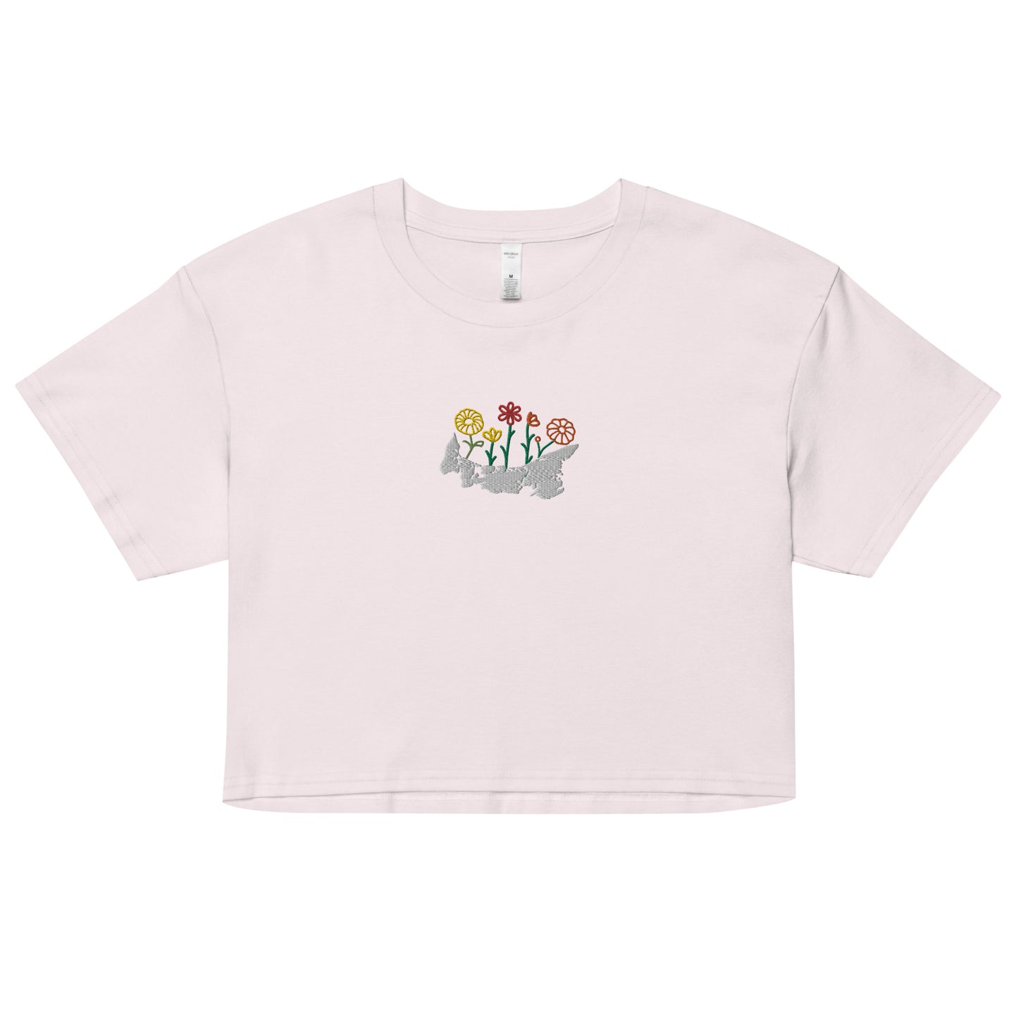 ATPEI WILDFLOWER COLLECTION Women's Crop Top (Embroidered)