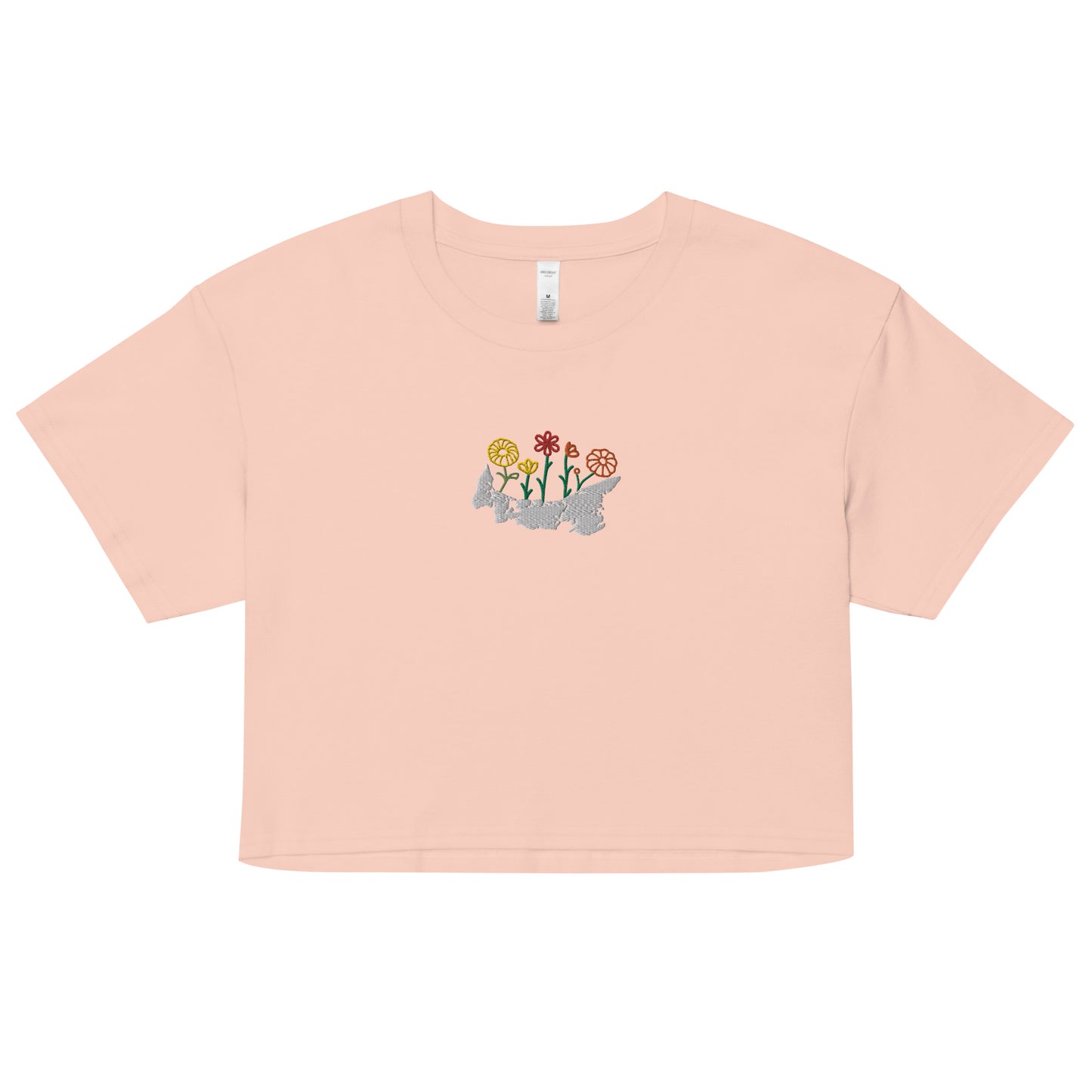 ATPEI WILDFLOWER COLLECTION Women's Crop Top (Embroidered)