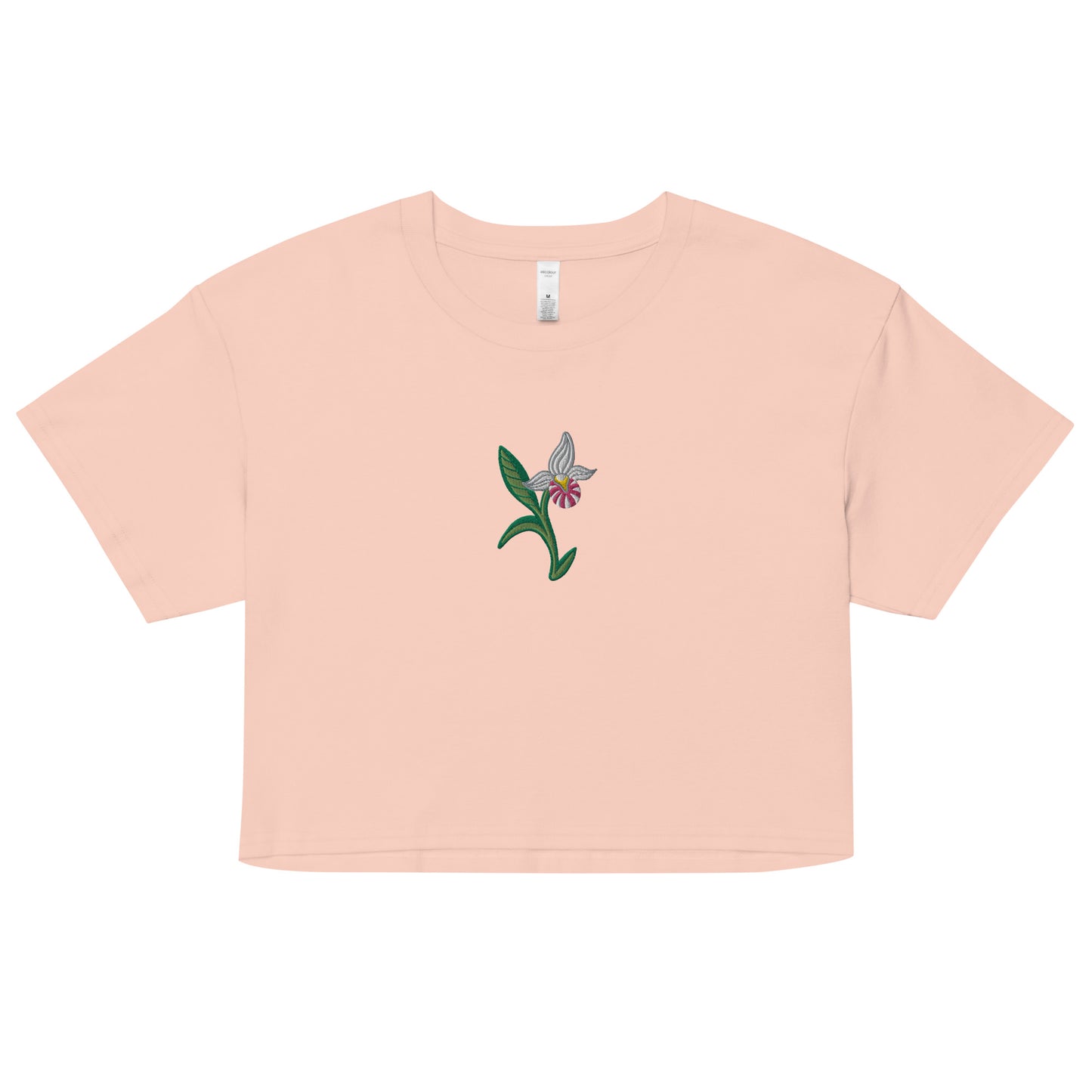 ATPEI THE LADY'S SLIPPER COLLECTION Women’s Crop Top (Embroidered)