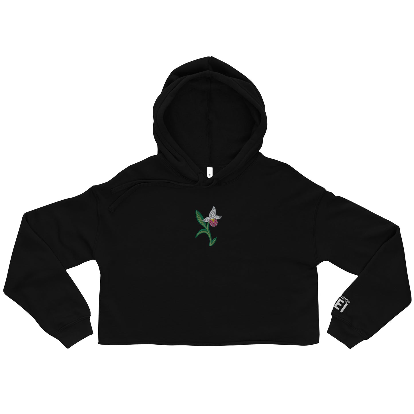 ATPEI THE LADY'S SLIPPER COLLECTION Crop Hoodie (Embroidered)