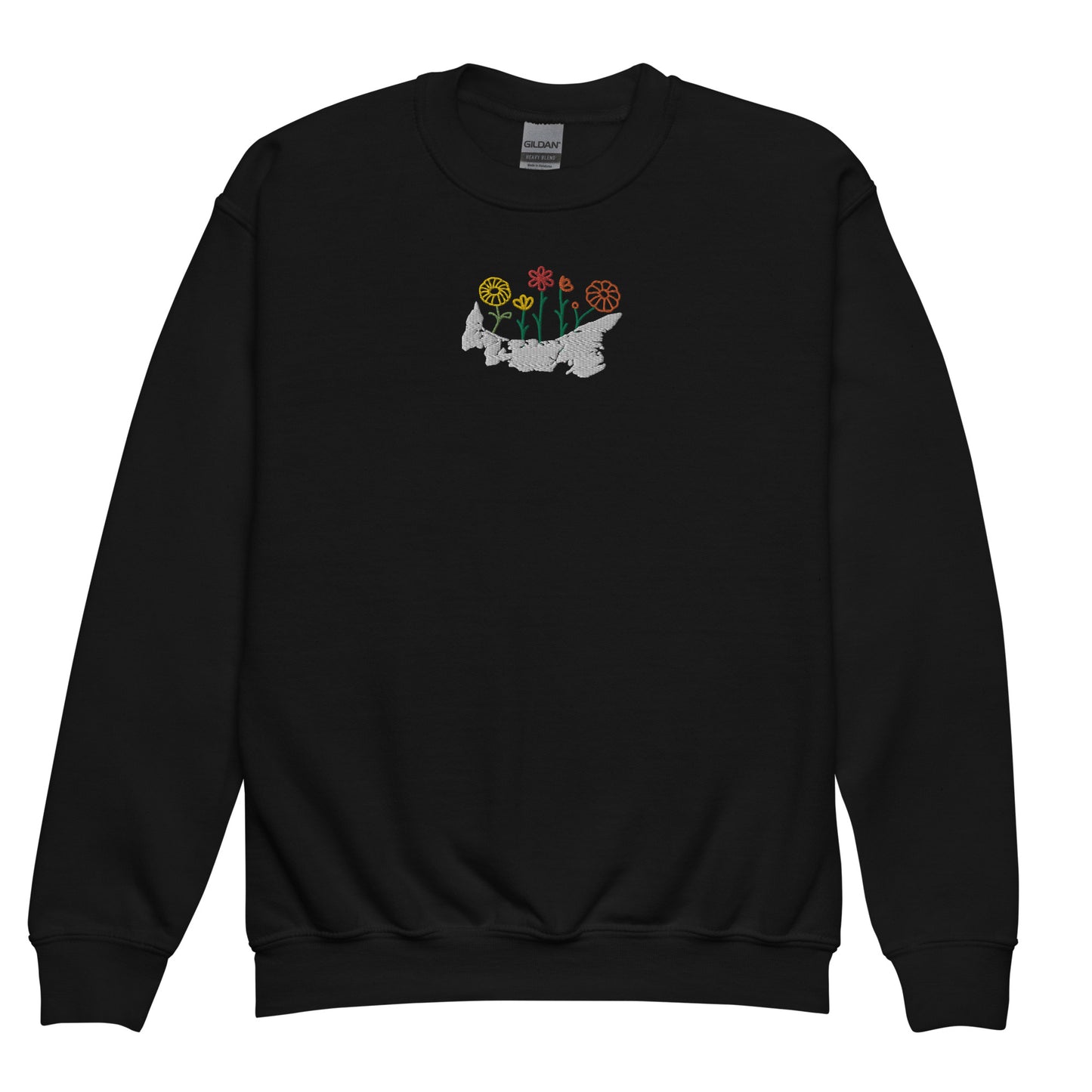 ATPEI WILDFLOWER COLLECTION Youth Crewneck Sweatshirt (Embroidered)
