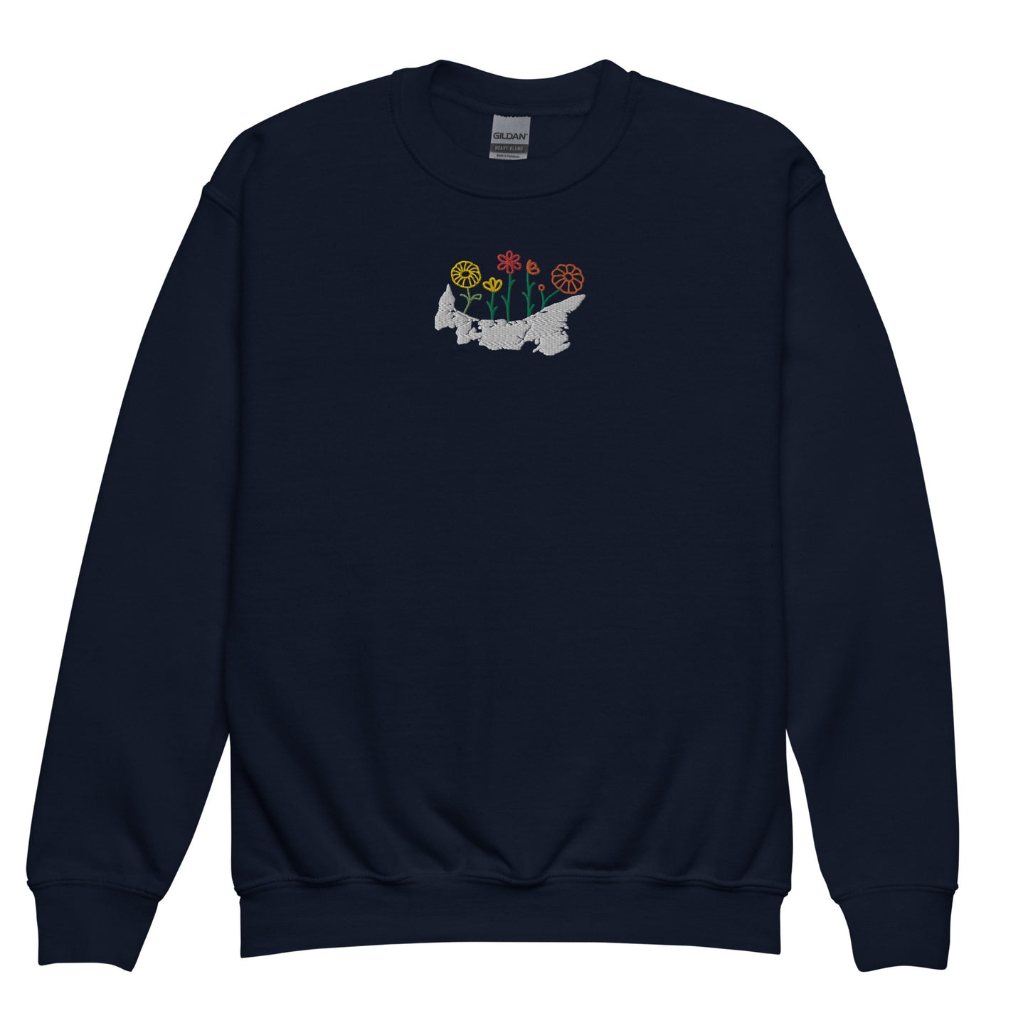 ATPEI WILDFLOWER COLLECTION Youth Crewneck Sweatshirt (Embroidered)