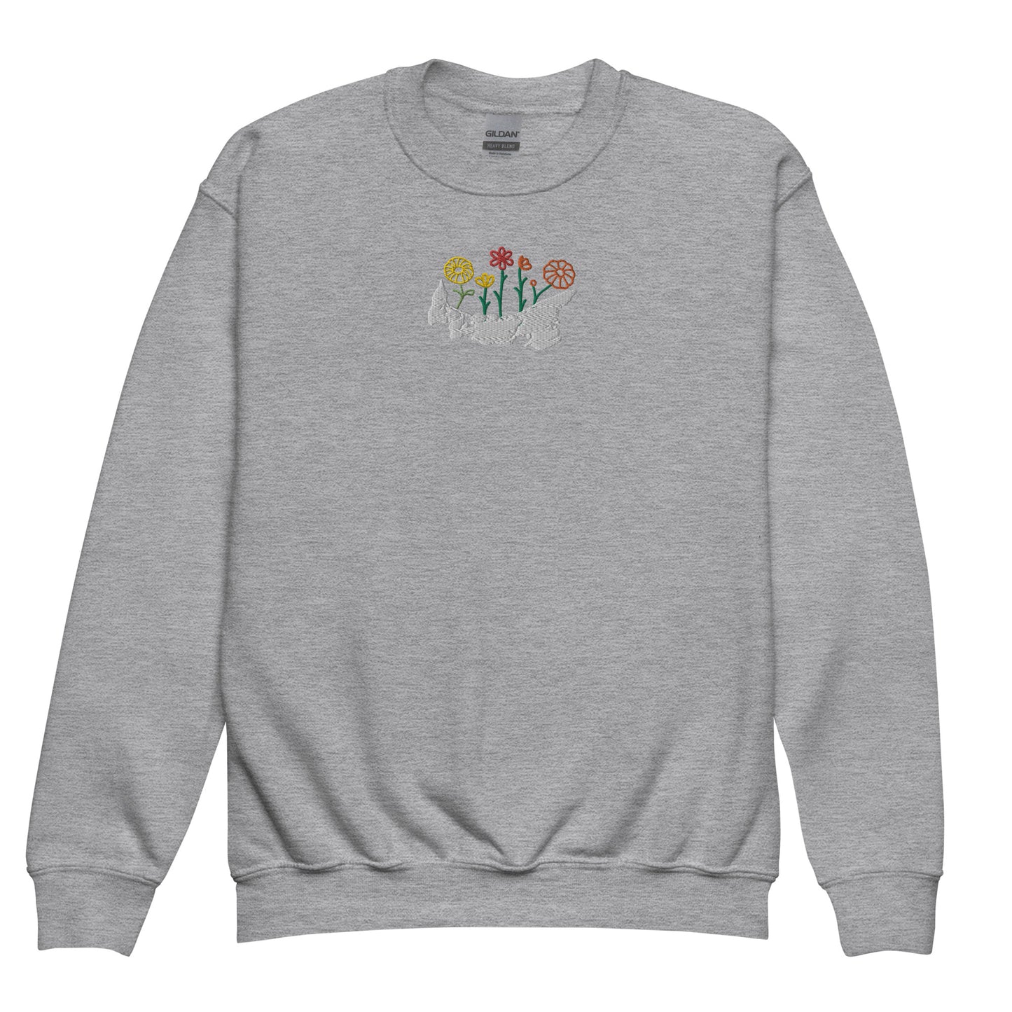 ATPEI WILDFLOWER COLLECTION Youth Crewneck Sweatshirt (Embroidered)