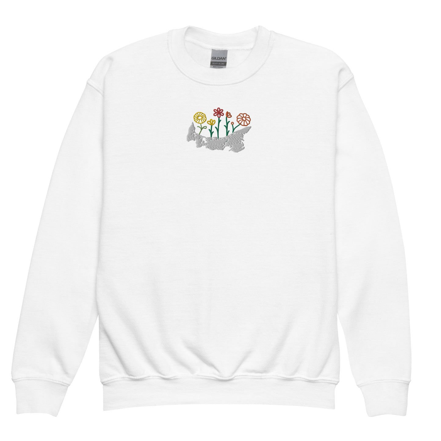 ATPEI WILDFLOWER COLLECTION Youth Crewneck Sweatshirt (Embroidered)
