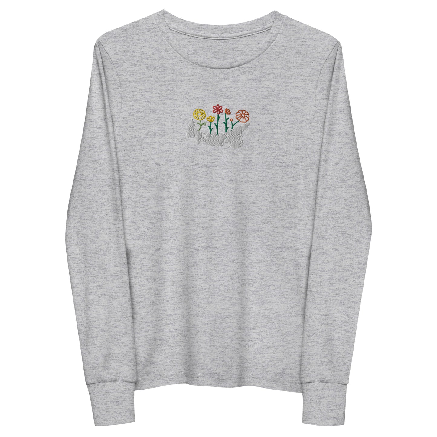 ATPEI WILDFLOWER COLLECTION Youth Long Sleeve Tee (Embroidered)