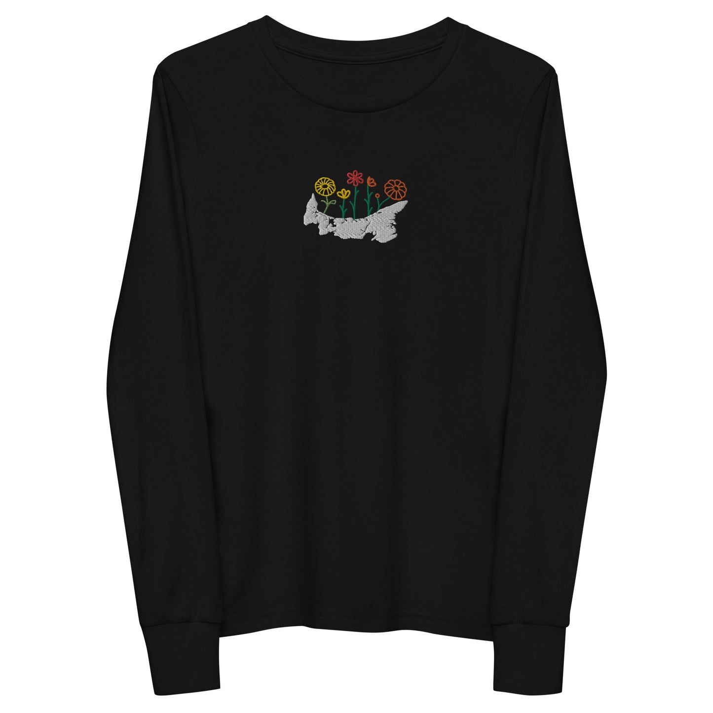 ATPEI WILDFLOWER COLLECTION Youth Long Sleeve Tee (Embroidered)