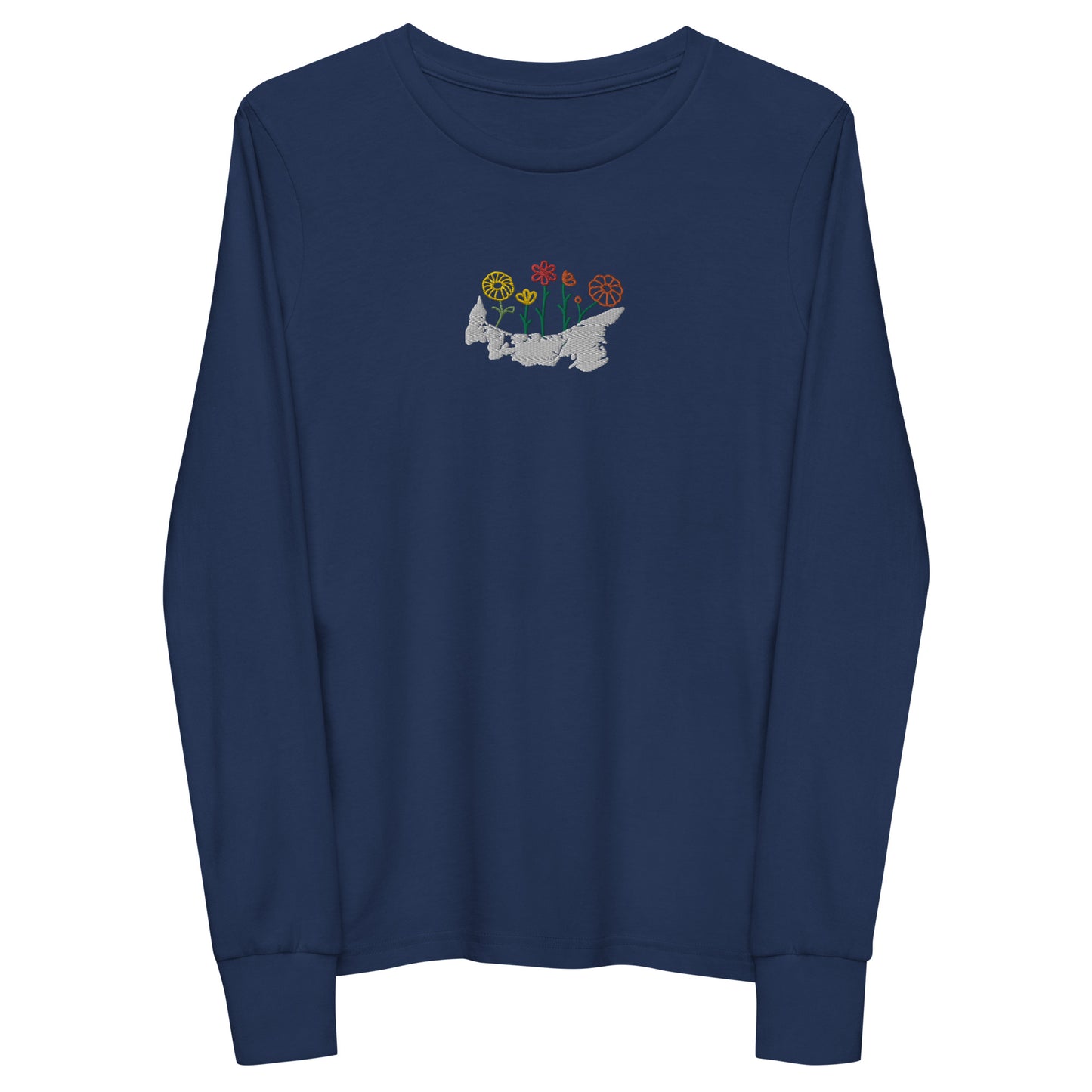 ATPEI WILDFLOWER COLLECTION Youth Long Sleeve Tee (Embroidered)