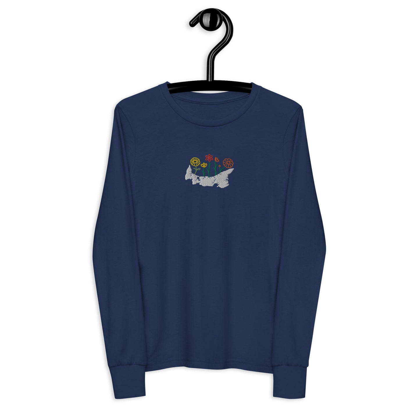 ATPEI WILDFLOWER COLLECTION Youth Long Sleeve Shirt (Embroidered)