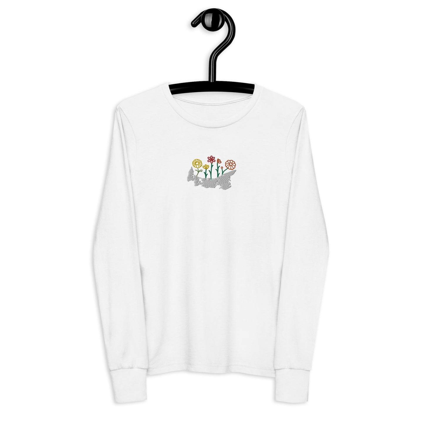 ATPEI WILDFLOWER COLLECTION Youth Long Sleeve Shirt (Embroidered)